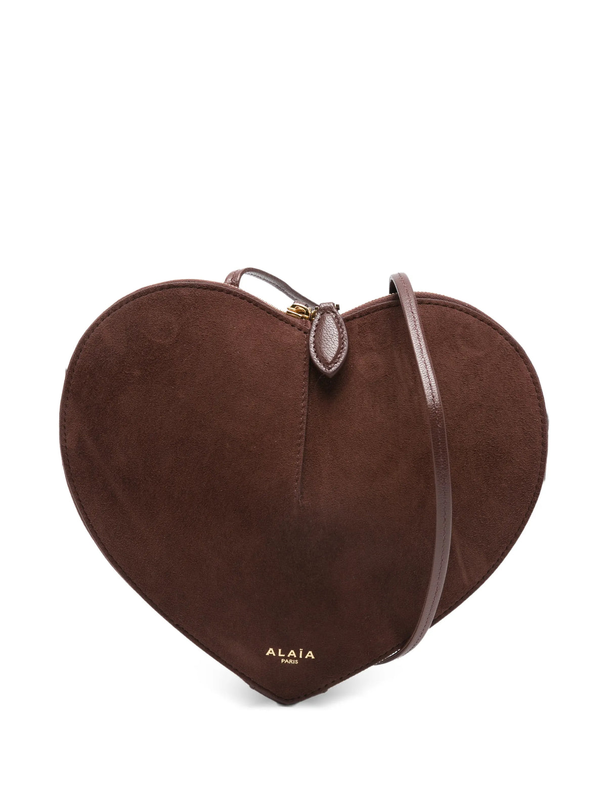 Le Cœur bi-material bag in leather