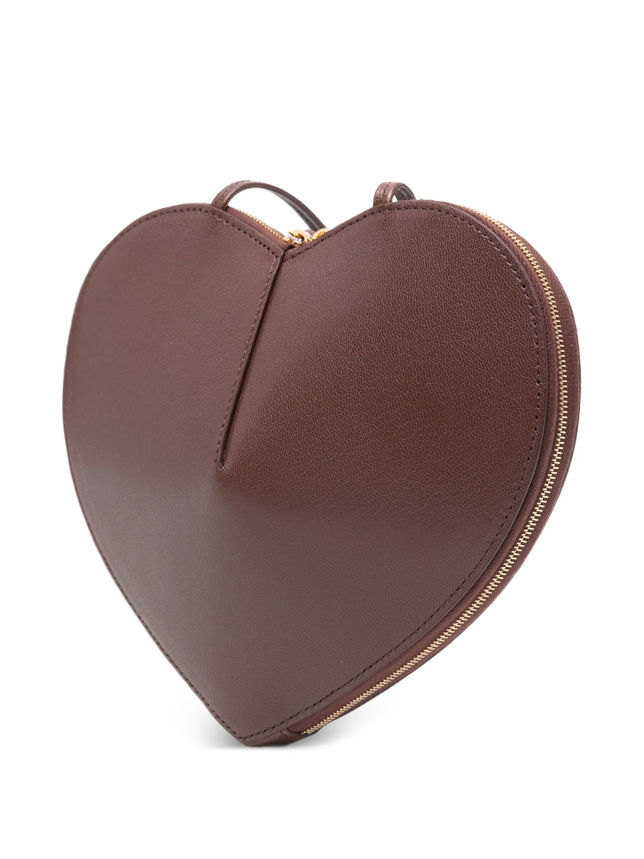 Le Cœur bi-material bag in leather