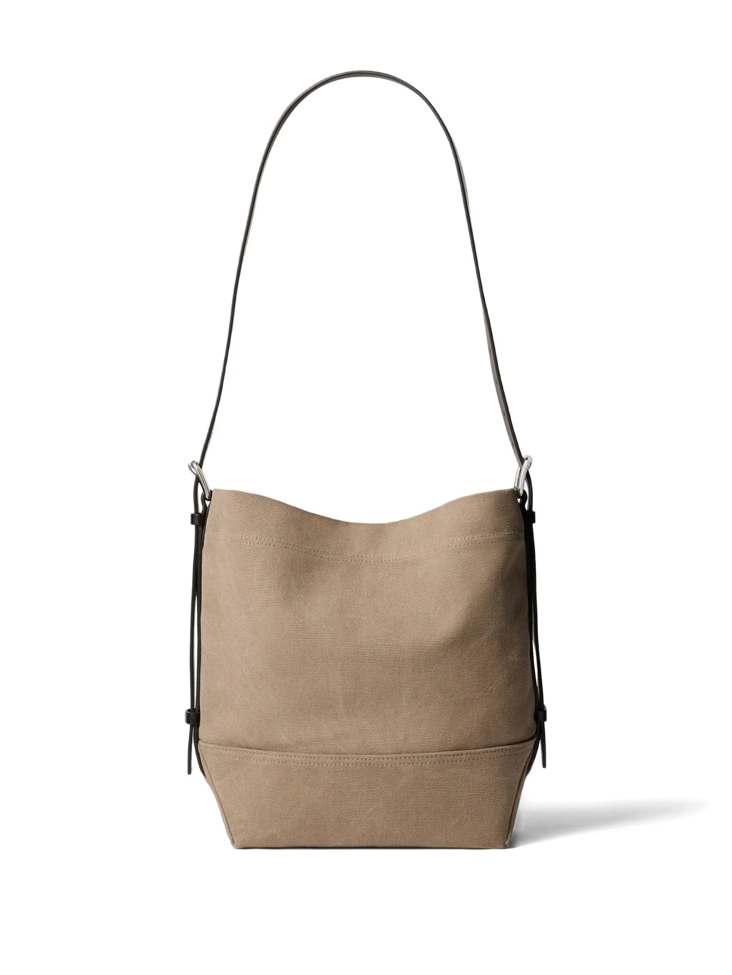 small belted tote bag