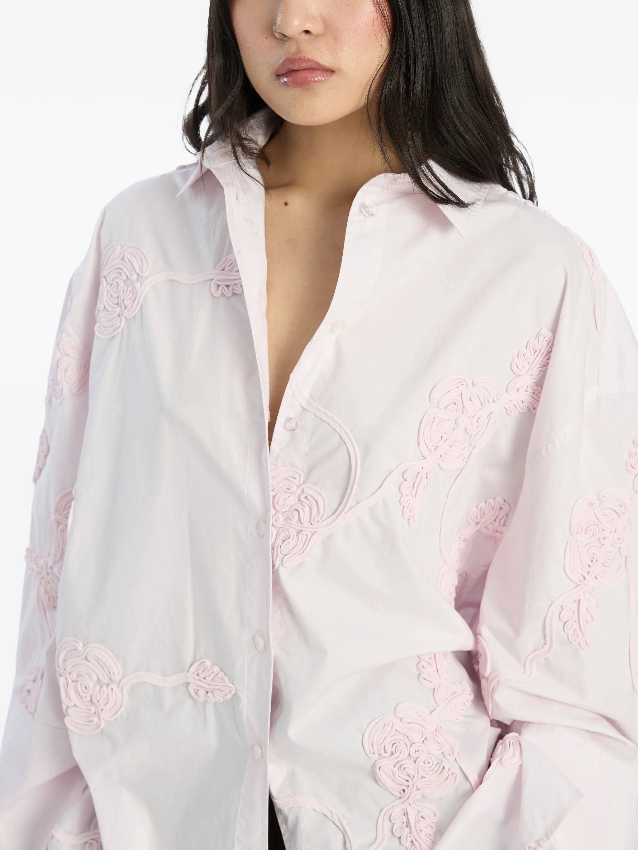 flower oversized shirt