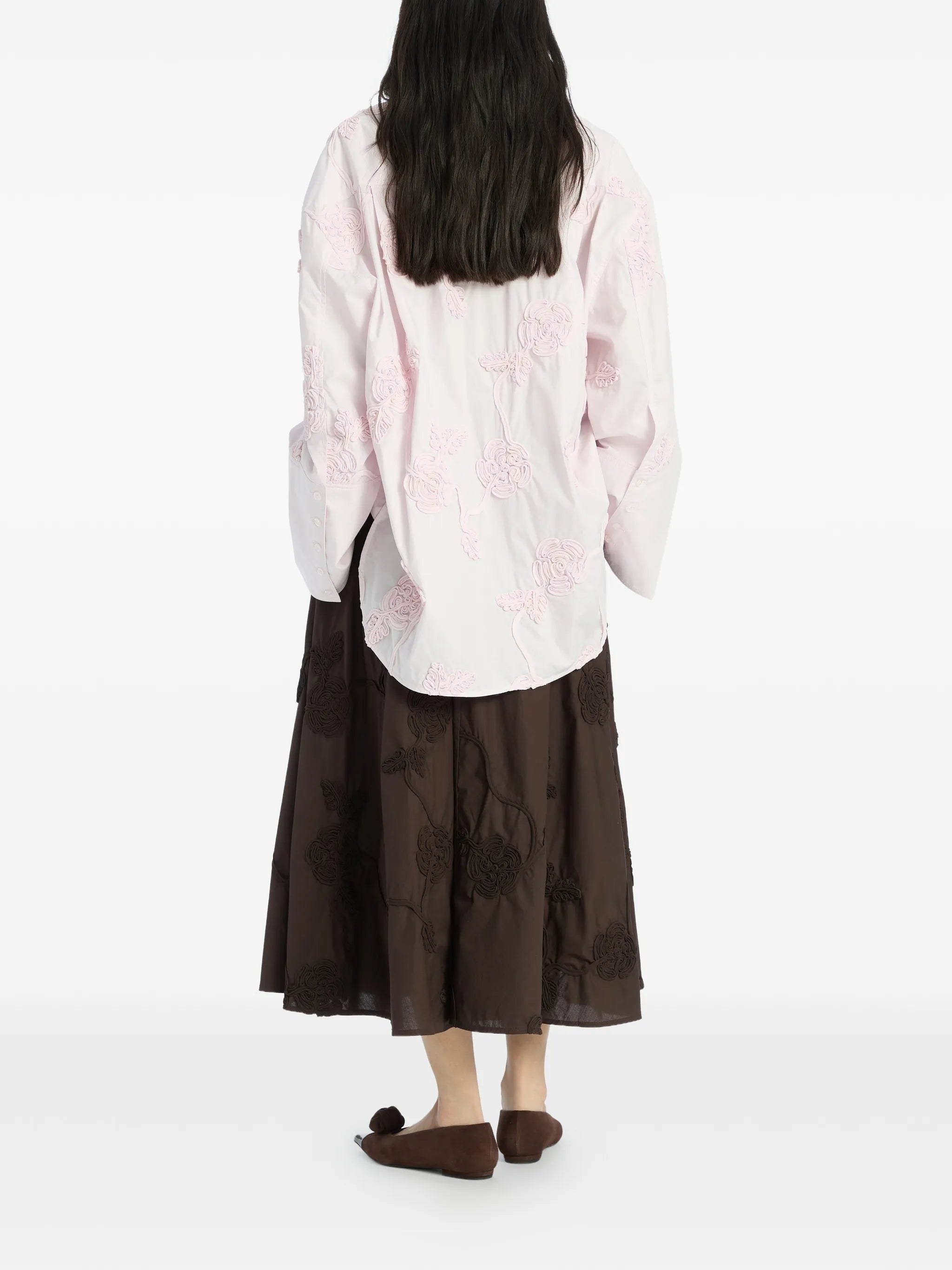 flower oversized shirt