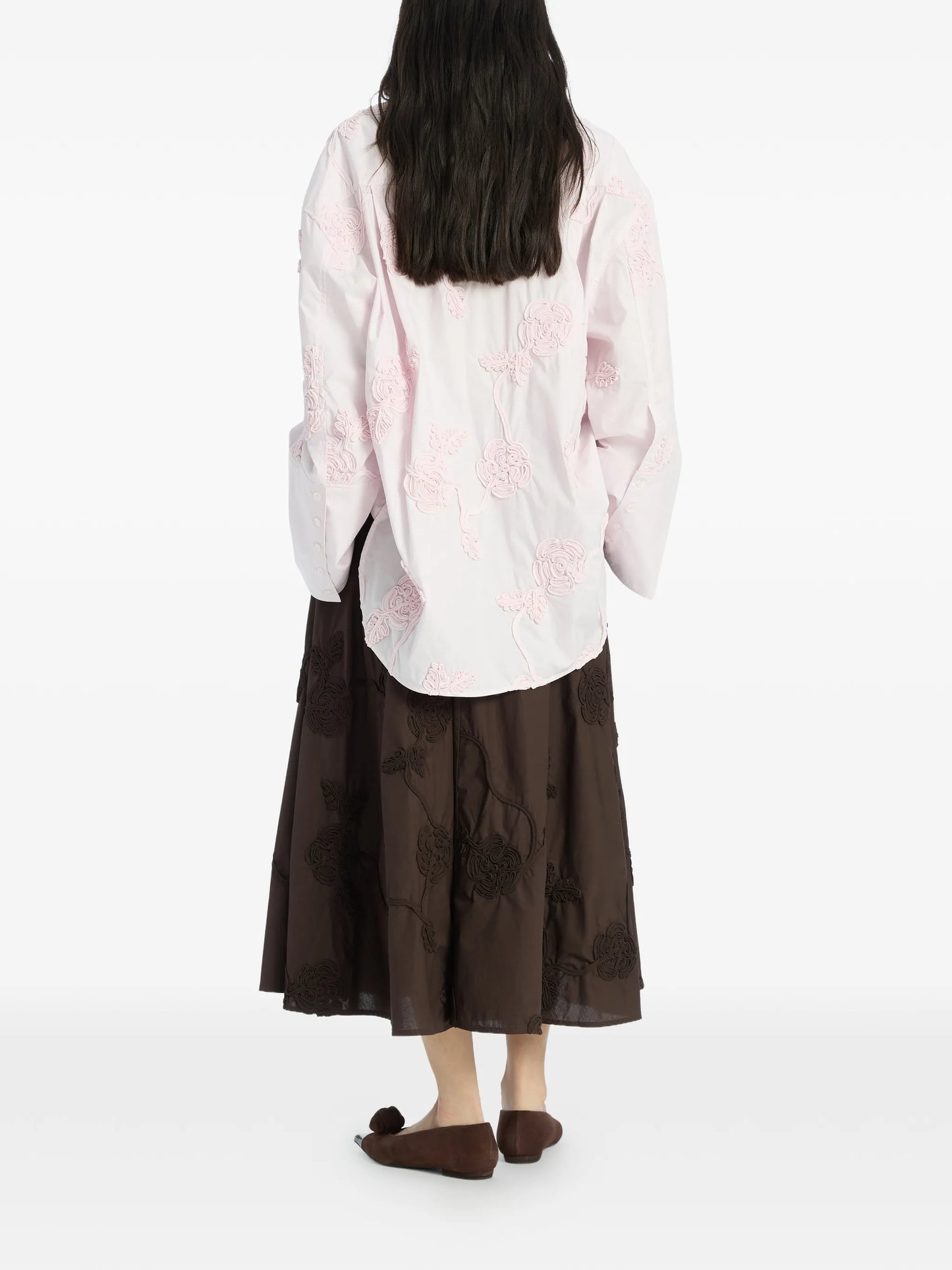 flower oversized shirt