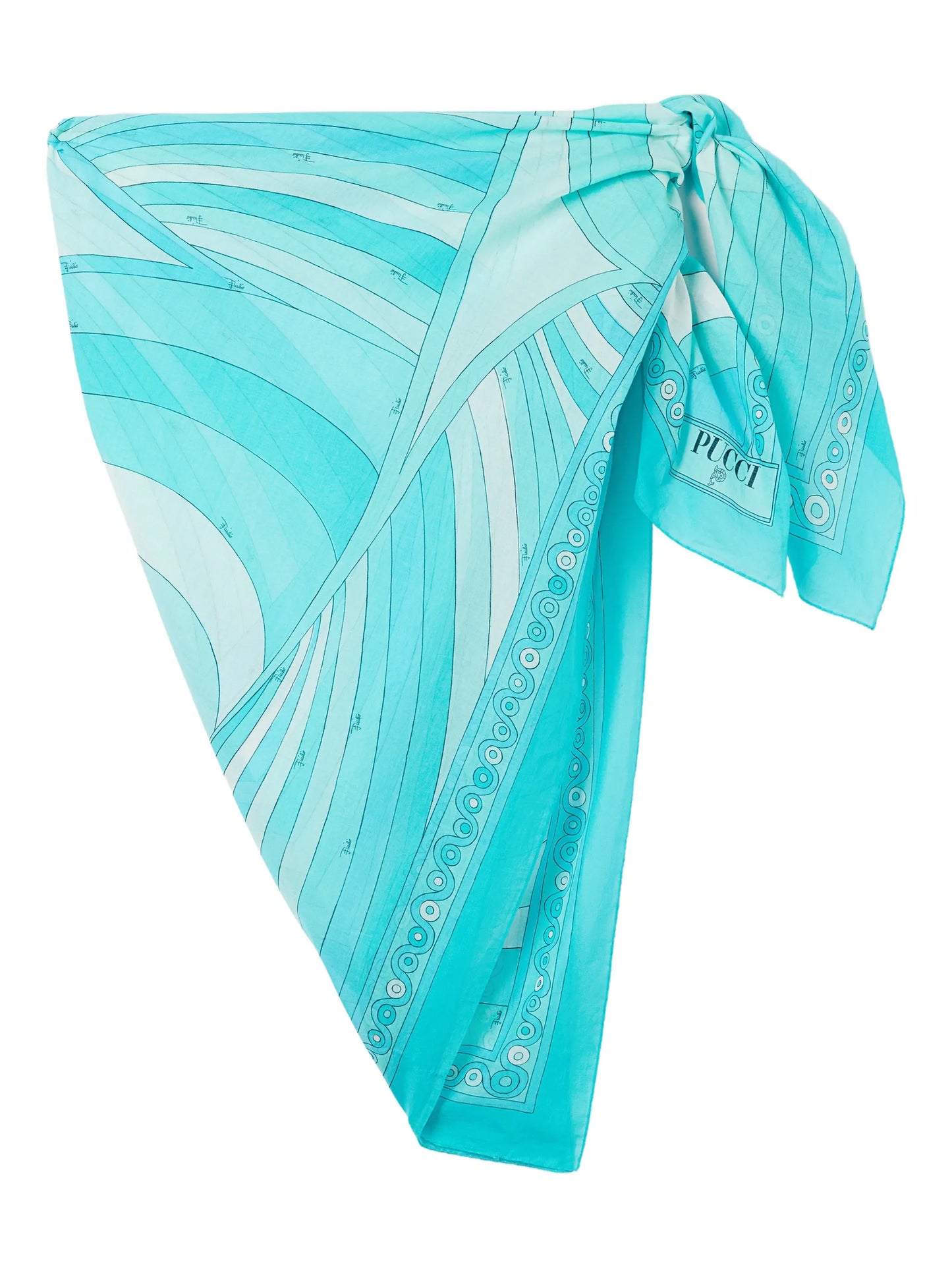 Iride-print sarong