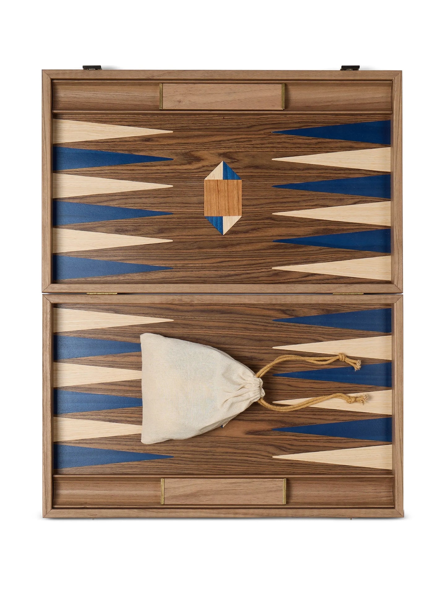 Milos wood backgammon set