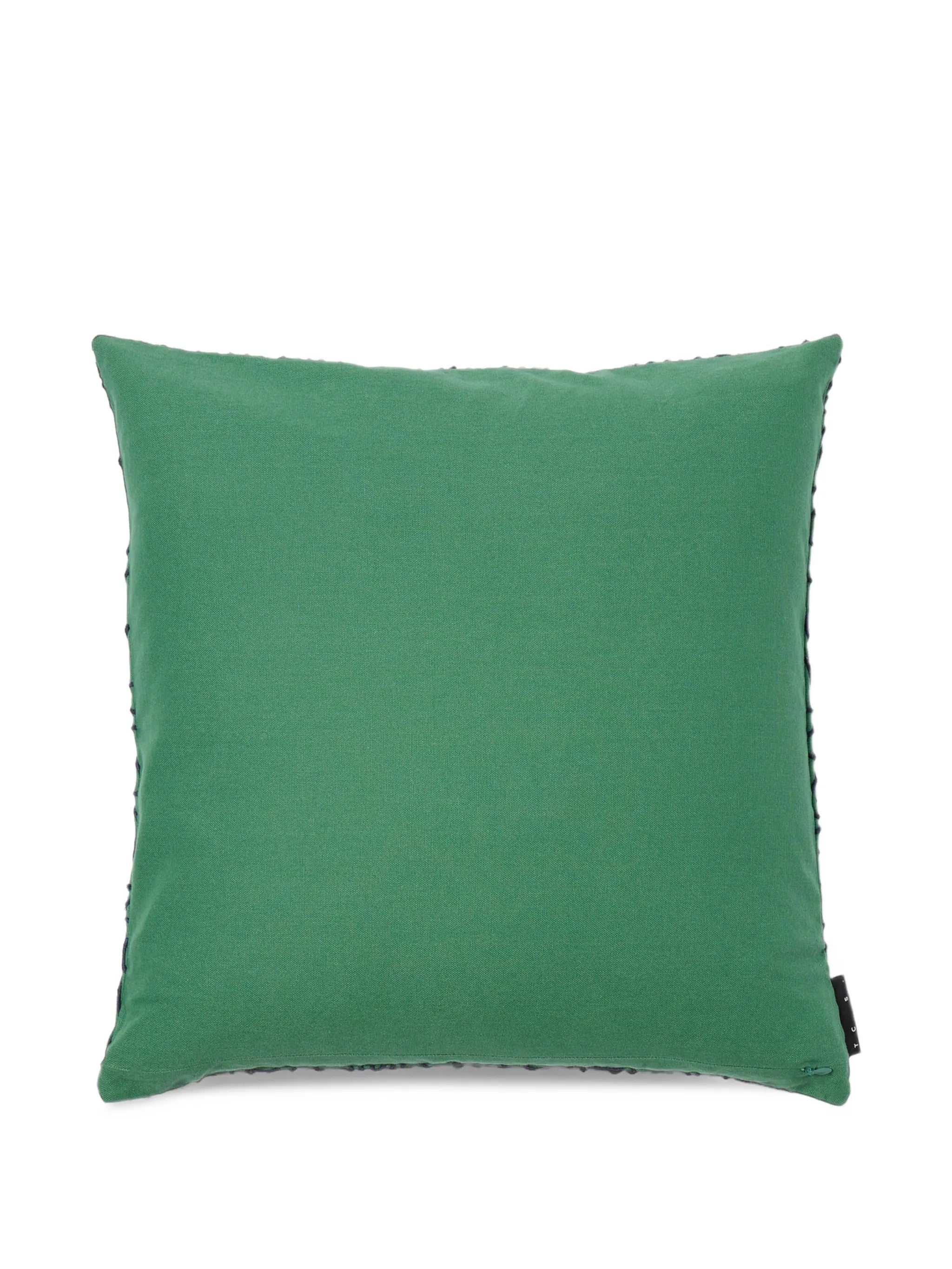 Ripple embroidered cushion cover