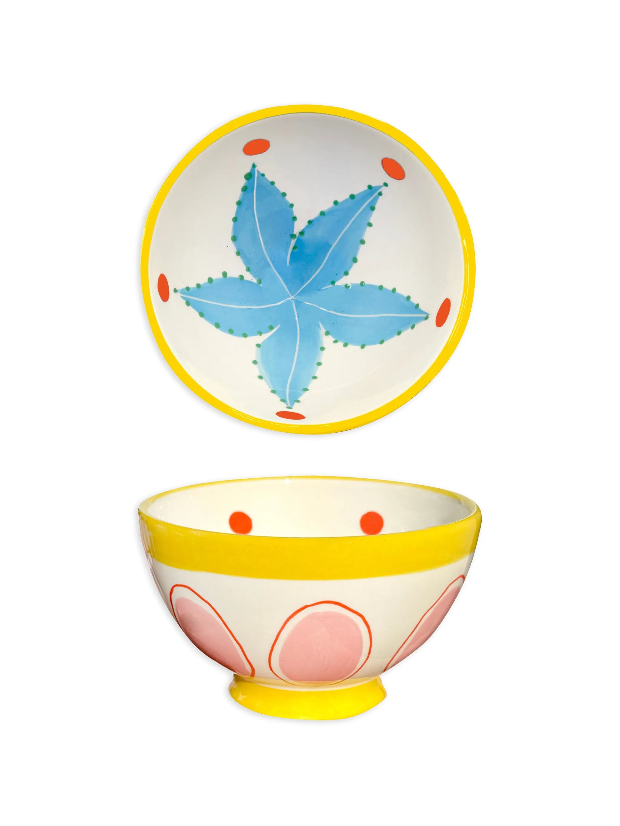 starfish-print bowls (set of two)