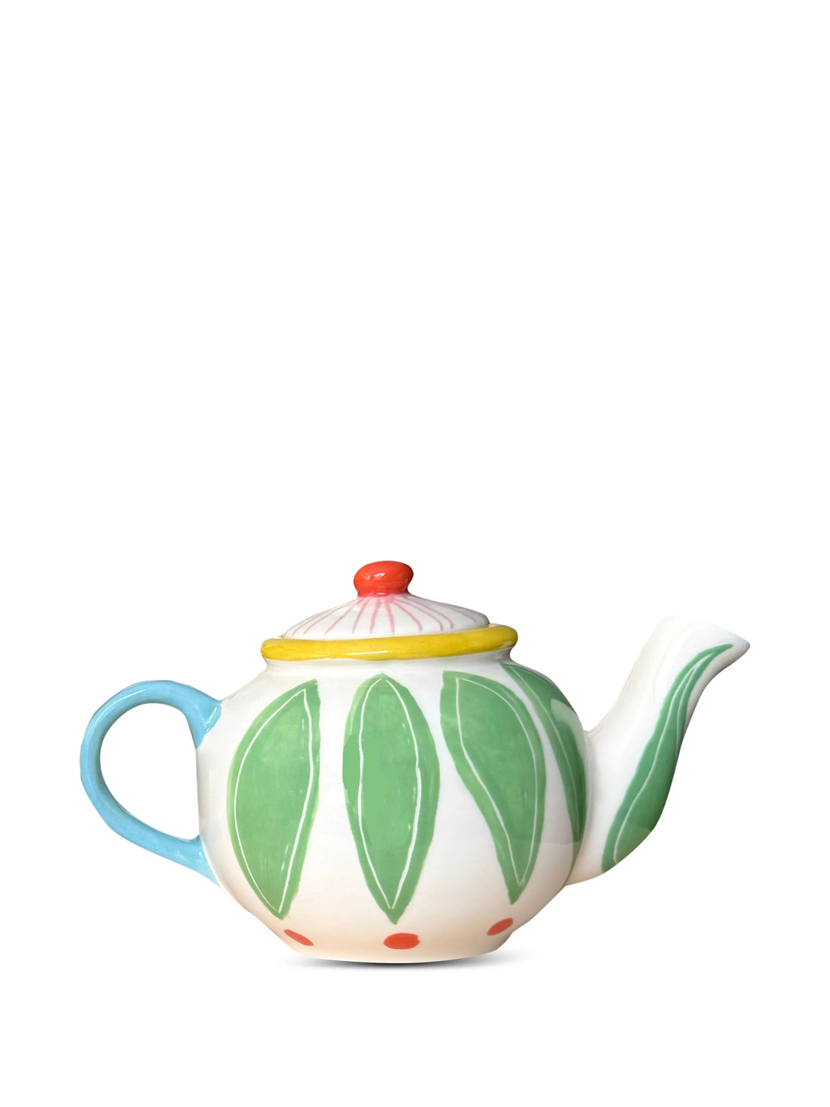 leaf-print teapot