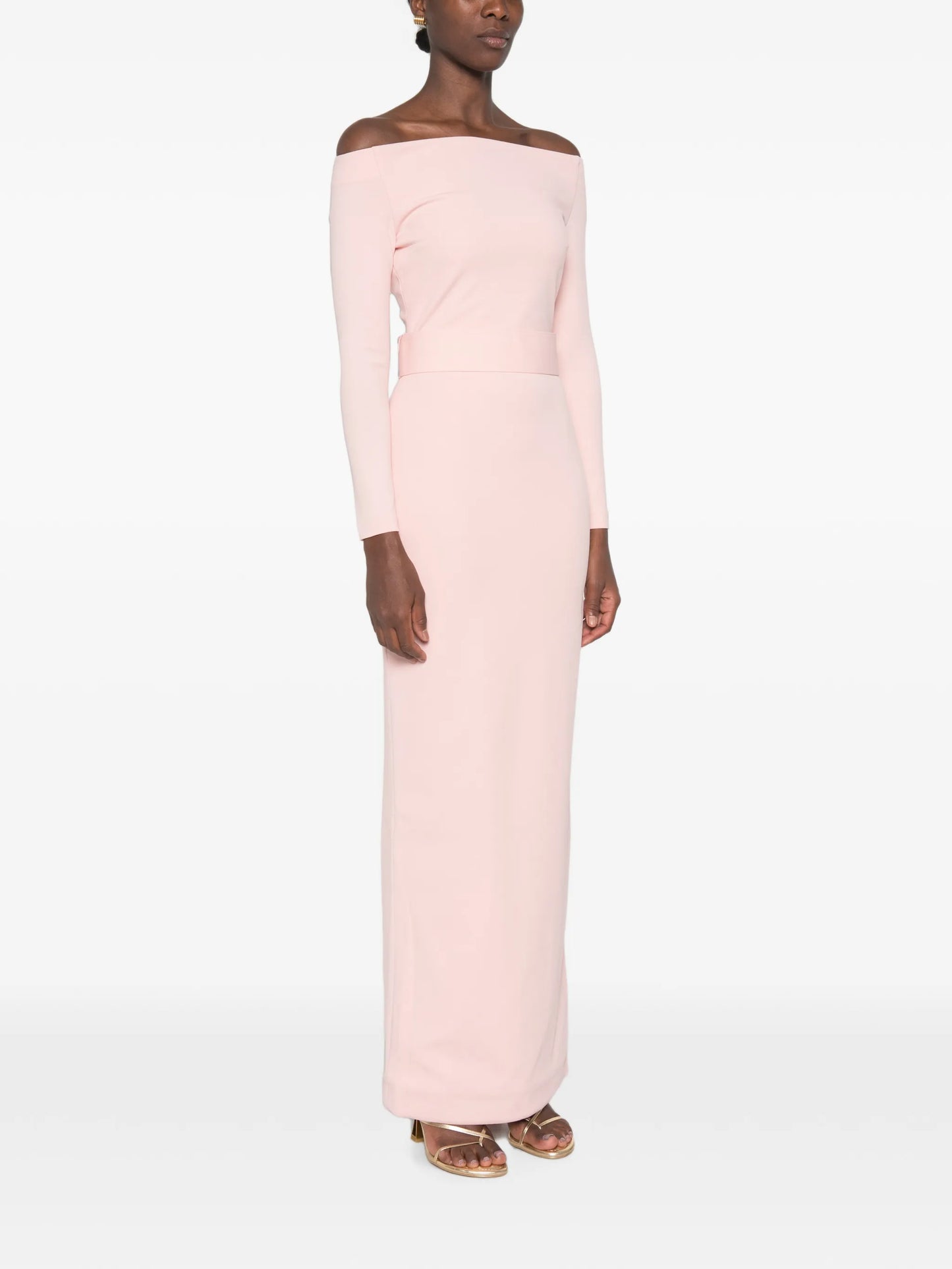 Sabina off-the-shoulder maxi dress
