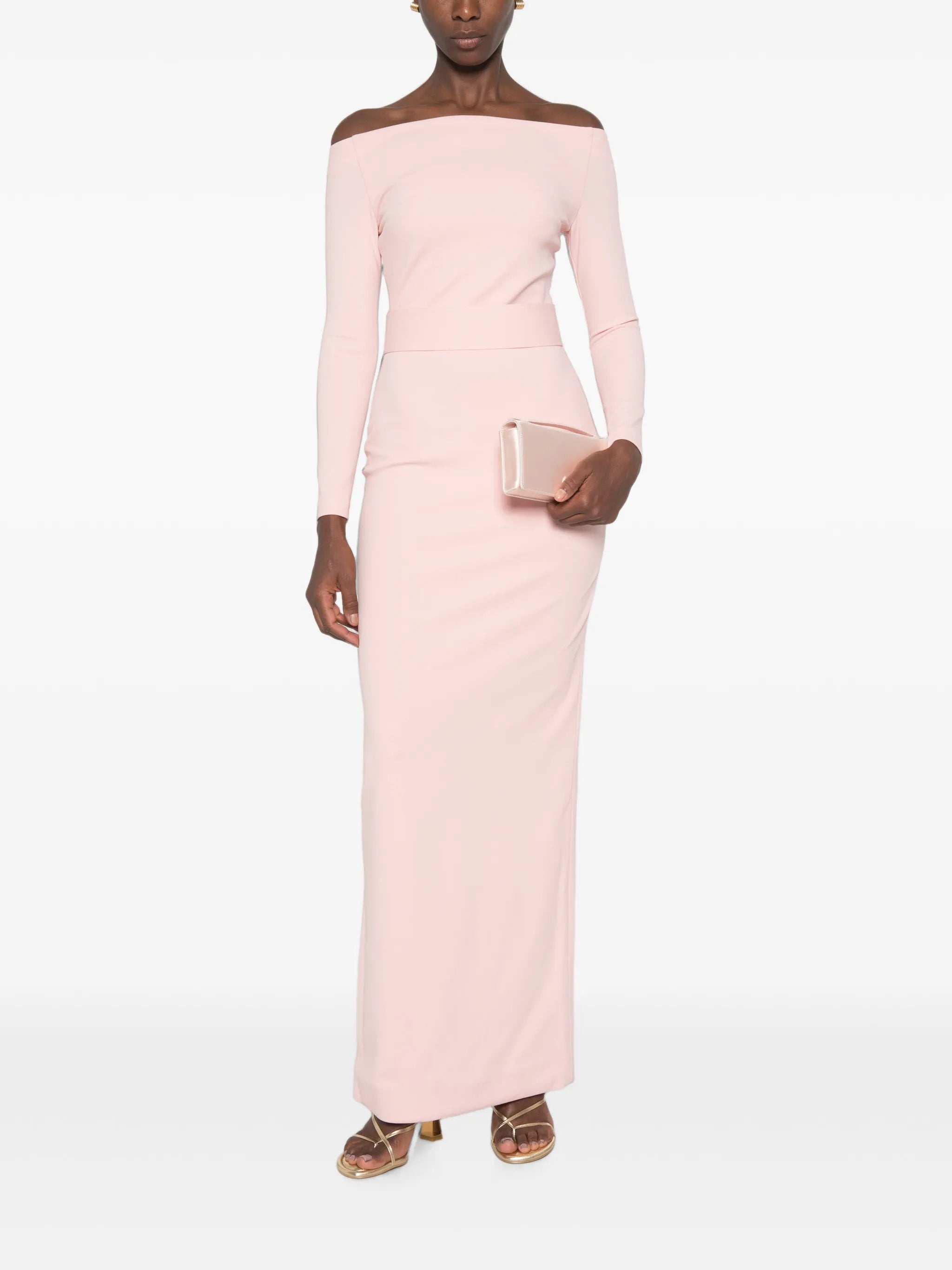 Sabina off-the-shoulder maxi dress