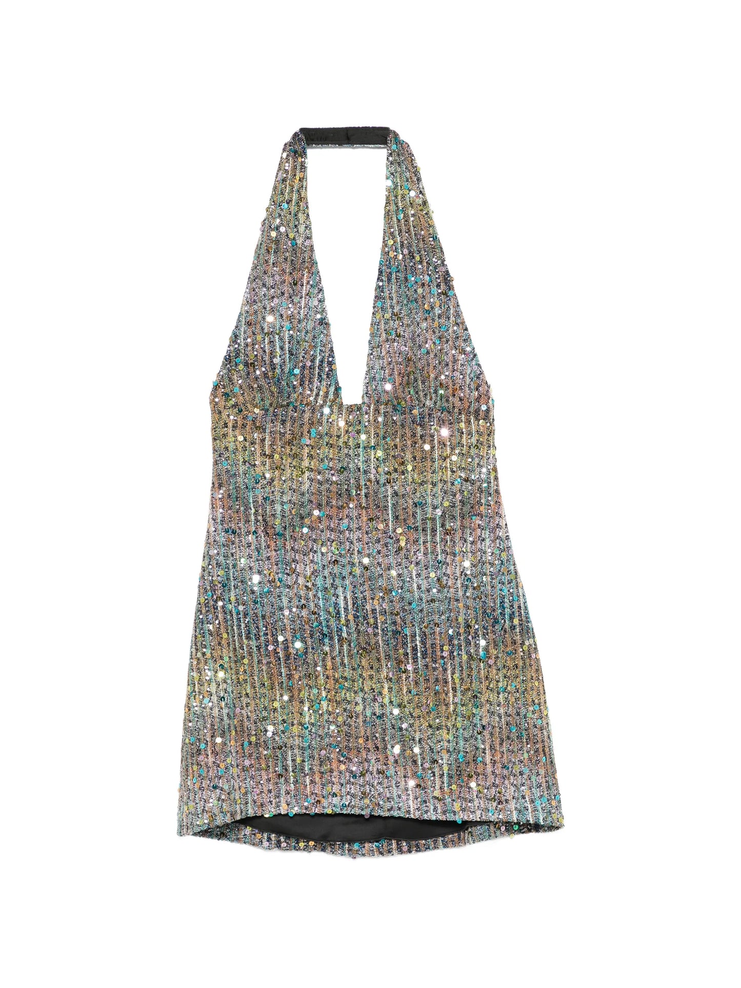 sequin-embellished mini dress