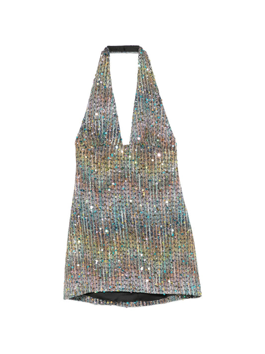 sequin-embellished mini dress