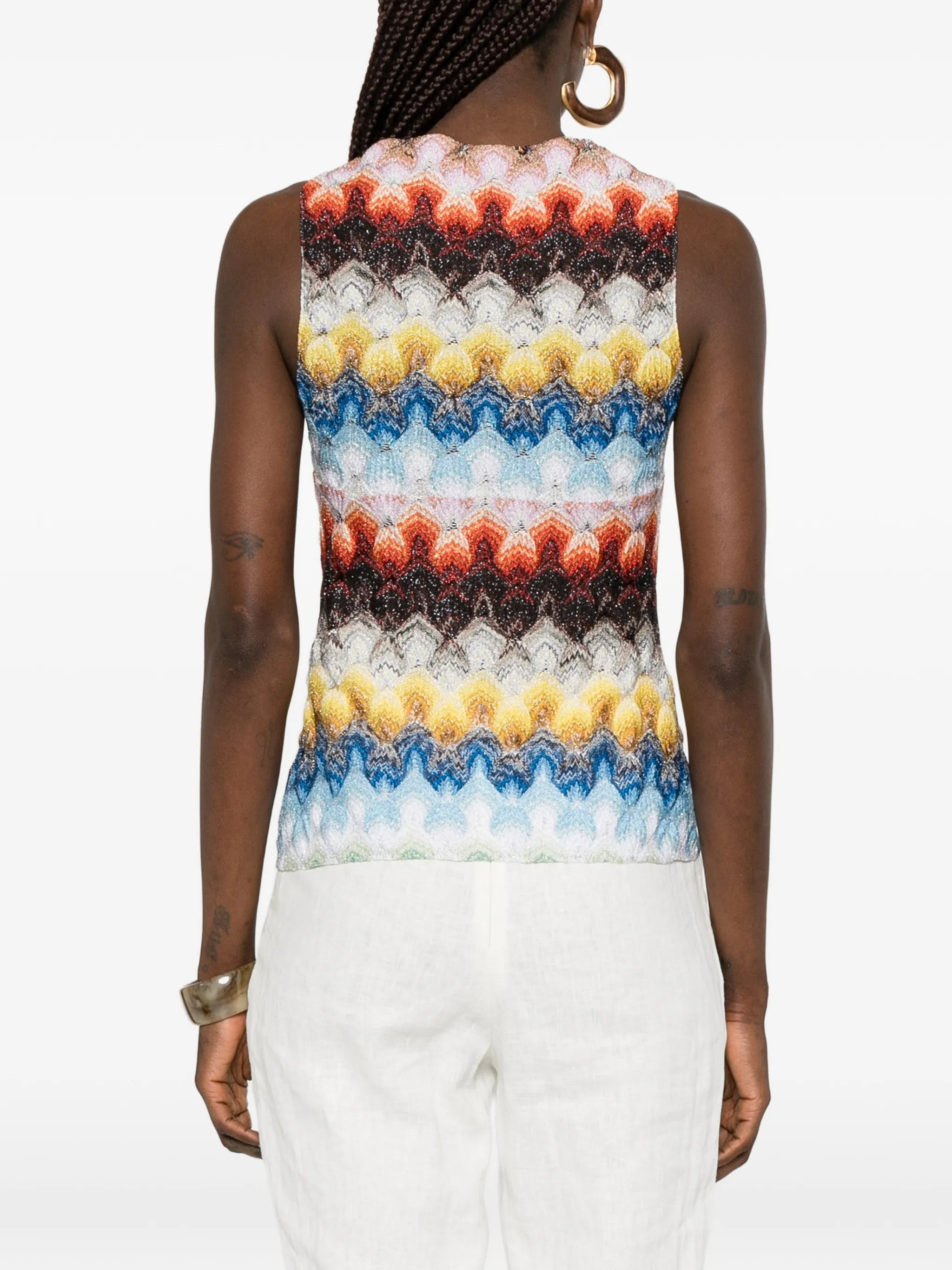 lace top with gathered neckline