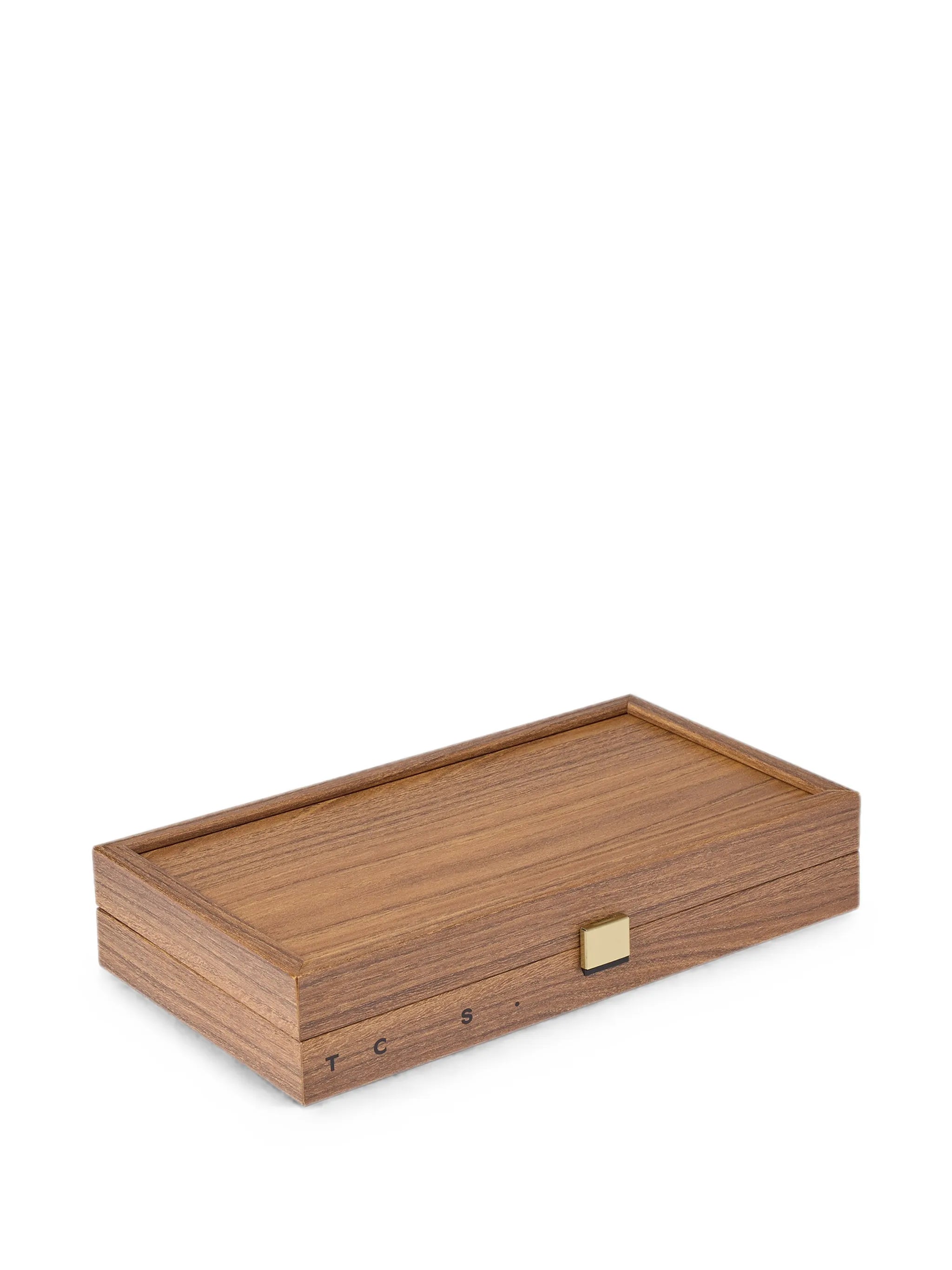 Milos wood backgammon set