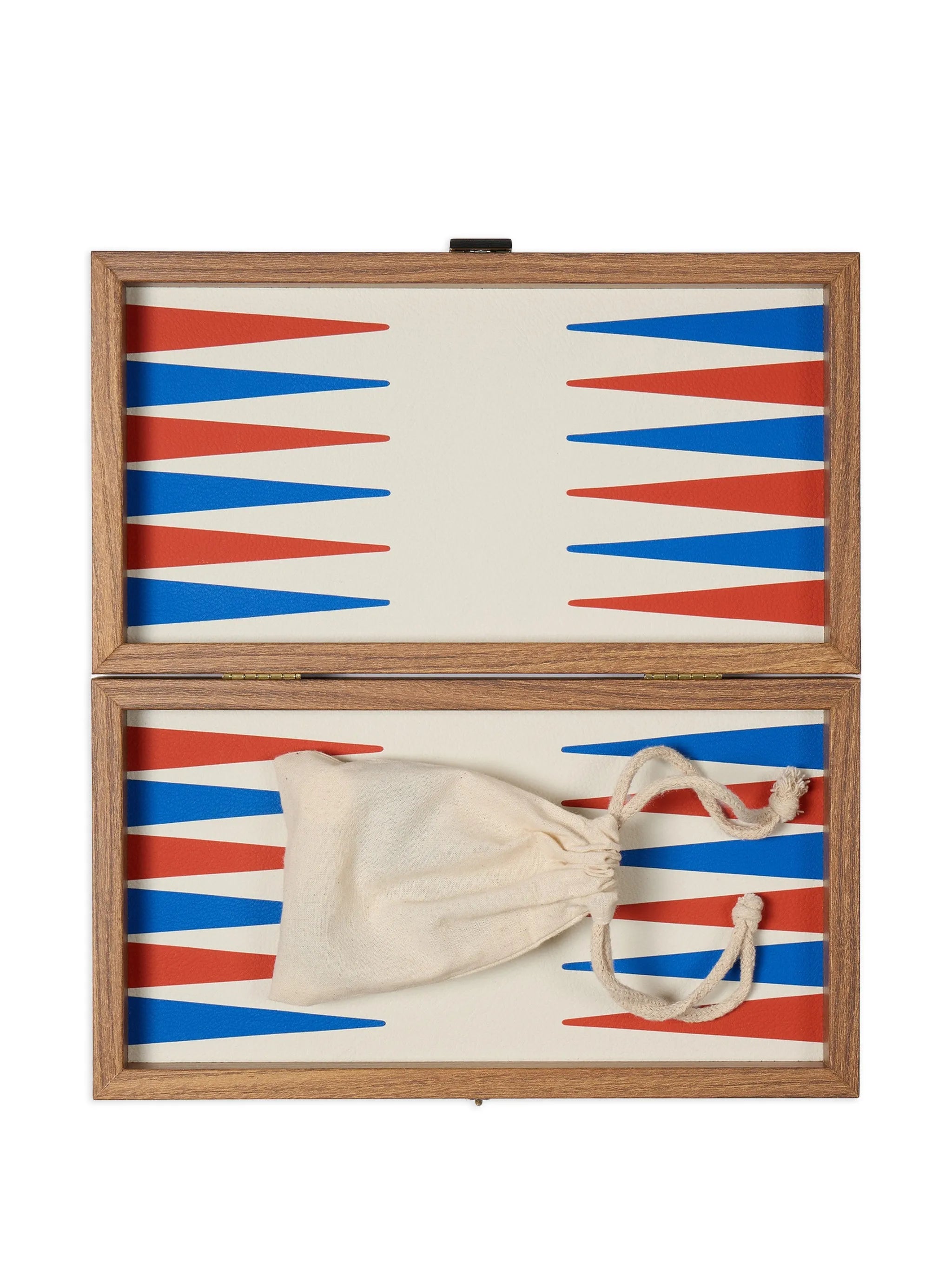 Milos wood backgammon set