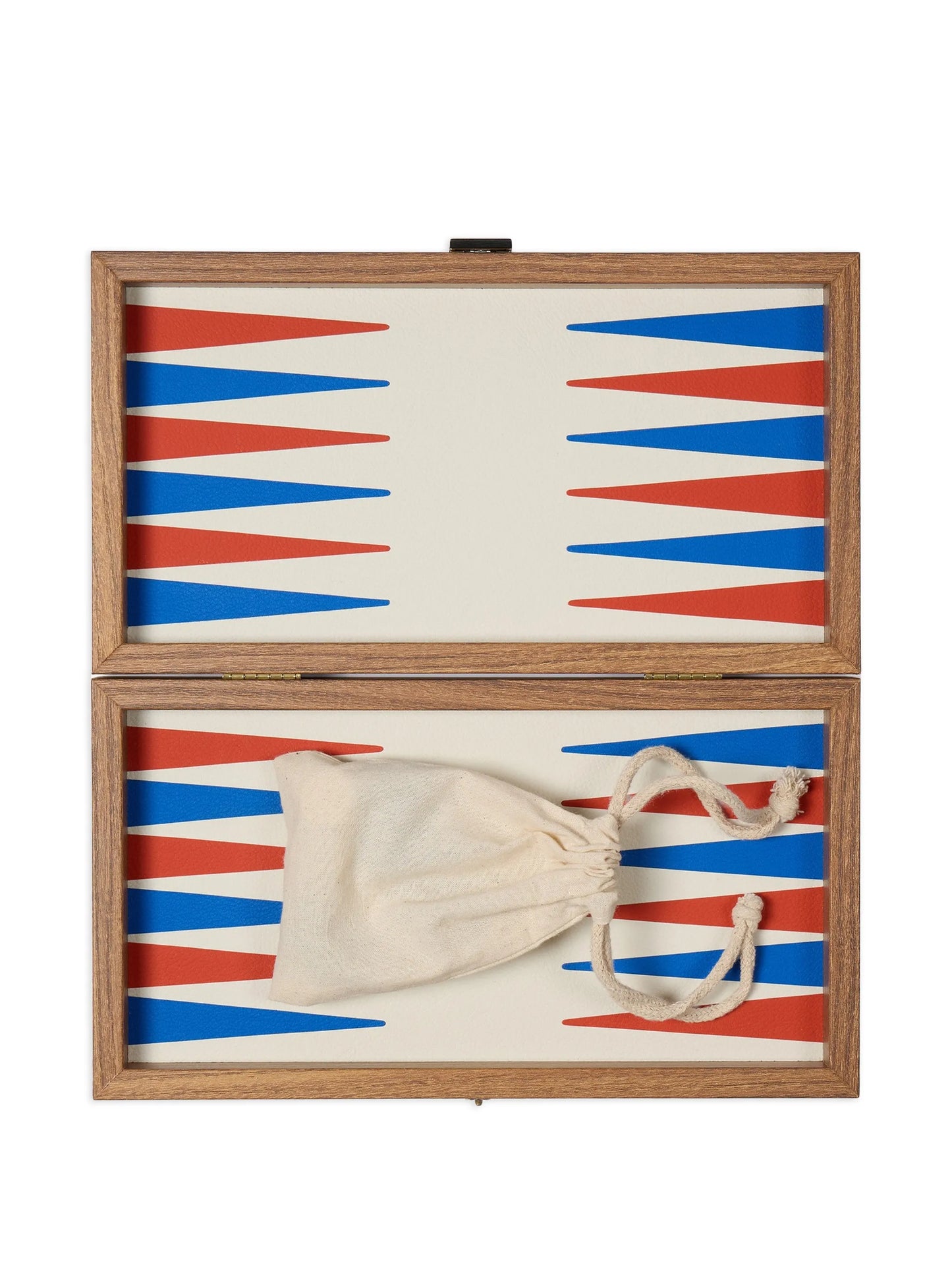 Milos wood backgammon set