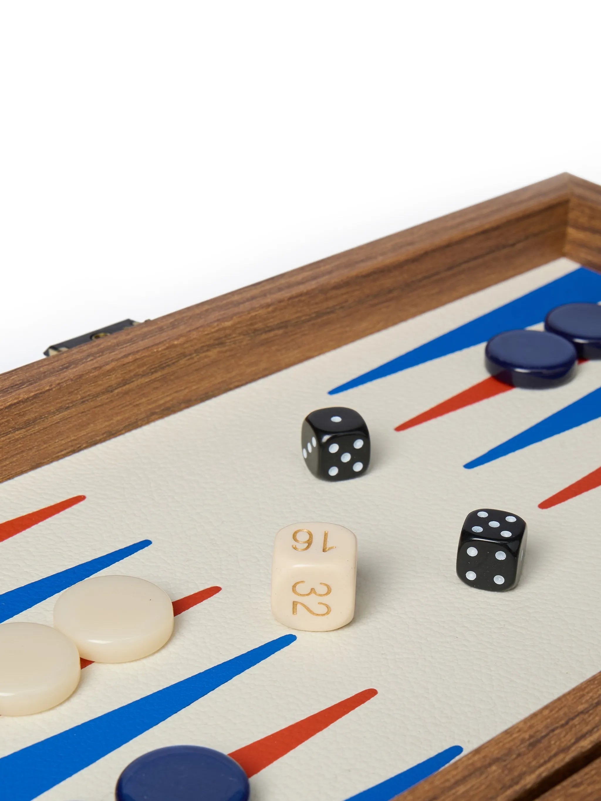 Milos wood backgammon set