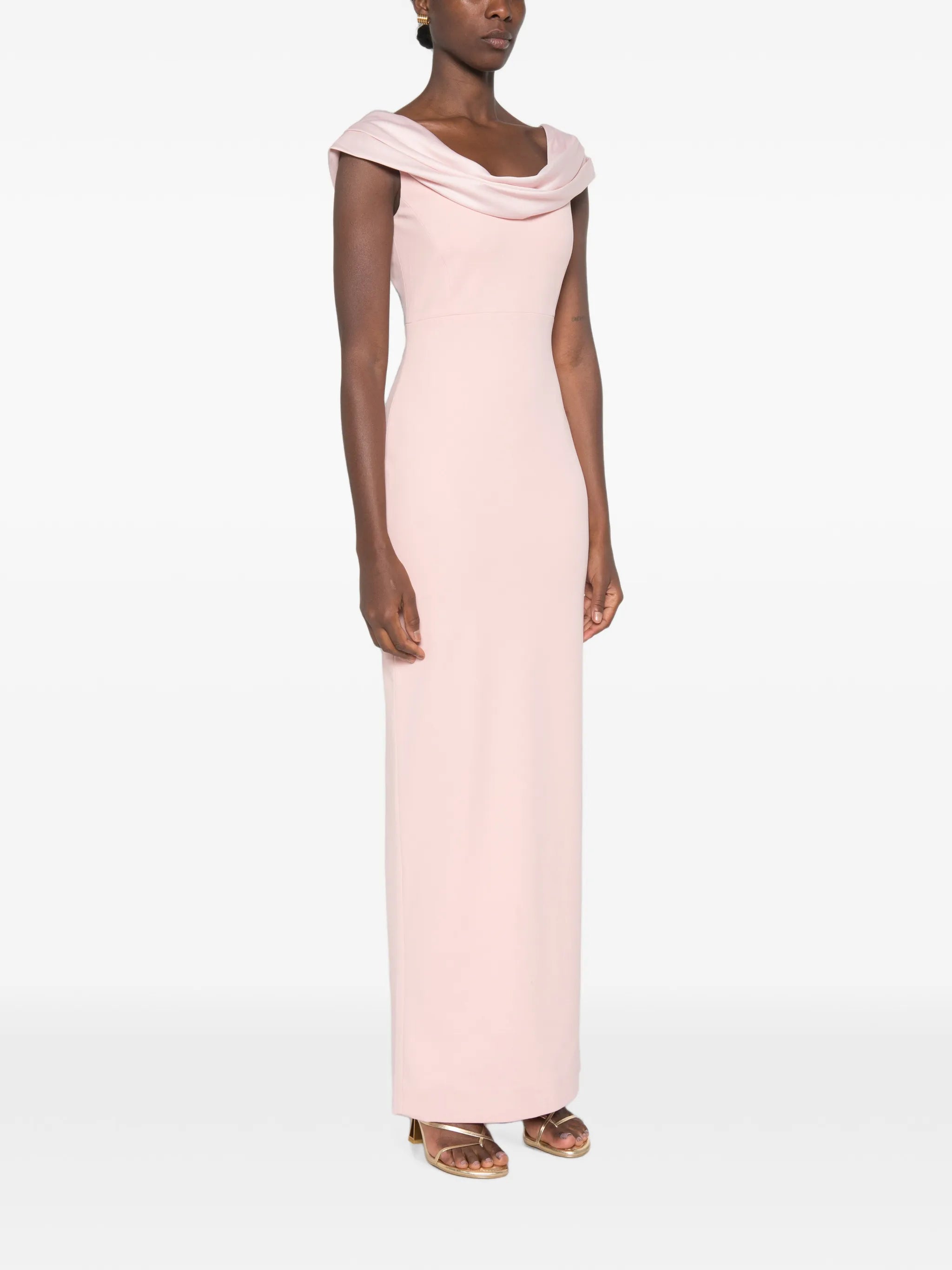 Adele draped maxi dress