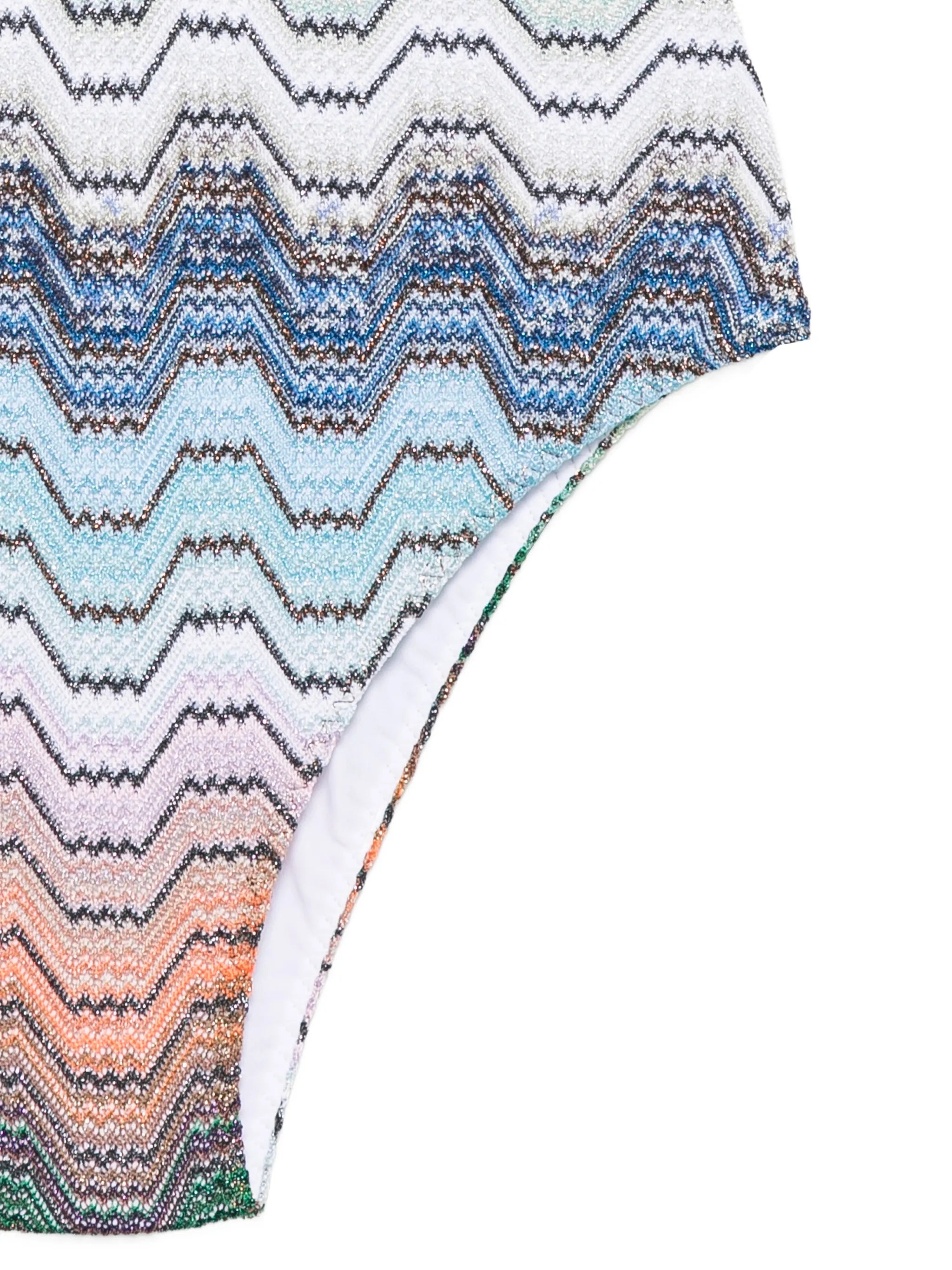 one-piece swimsuit with greek motif