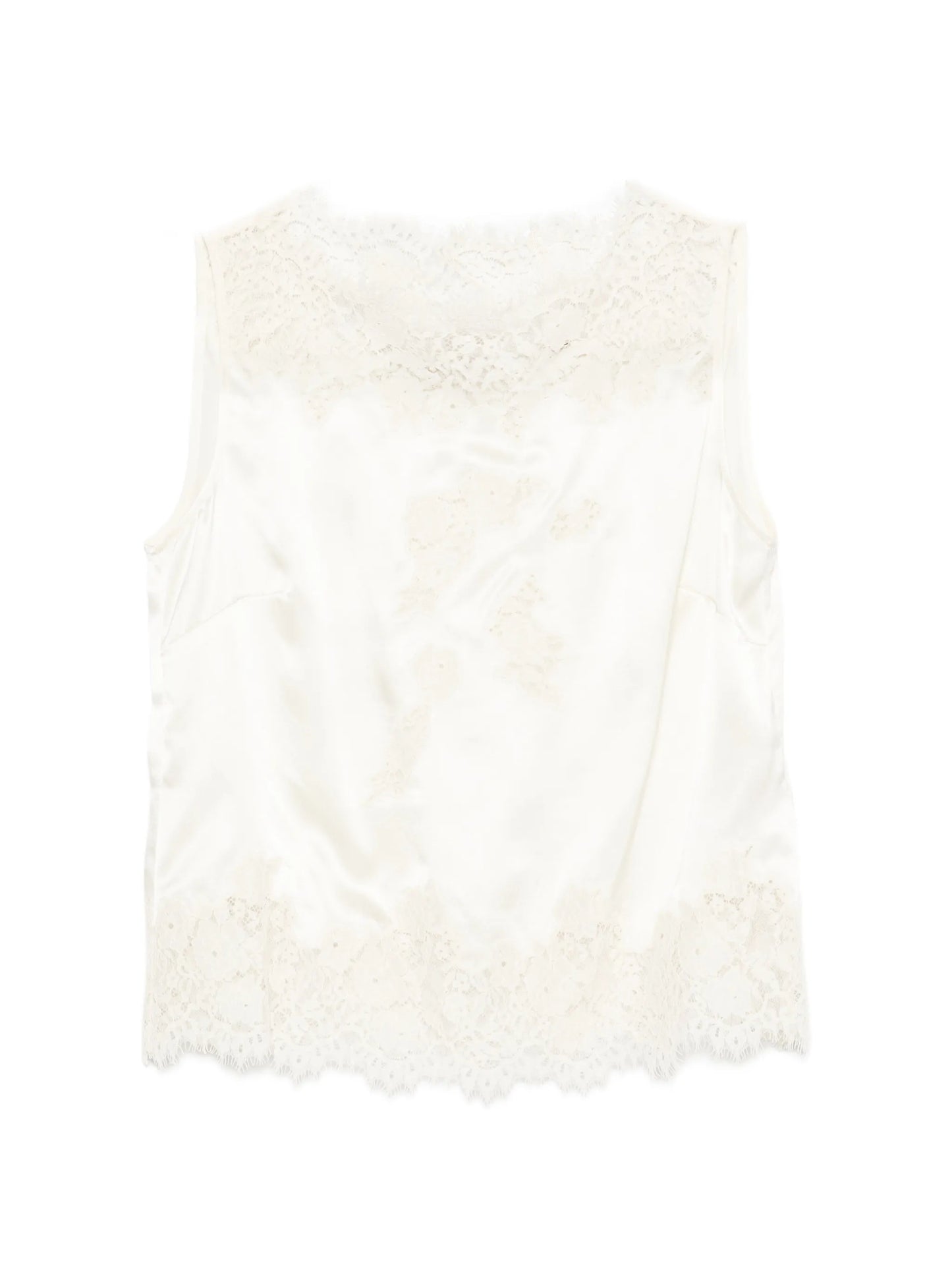 Viviane lace-trim blouse