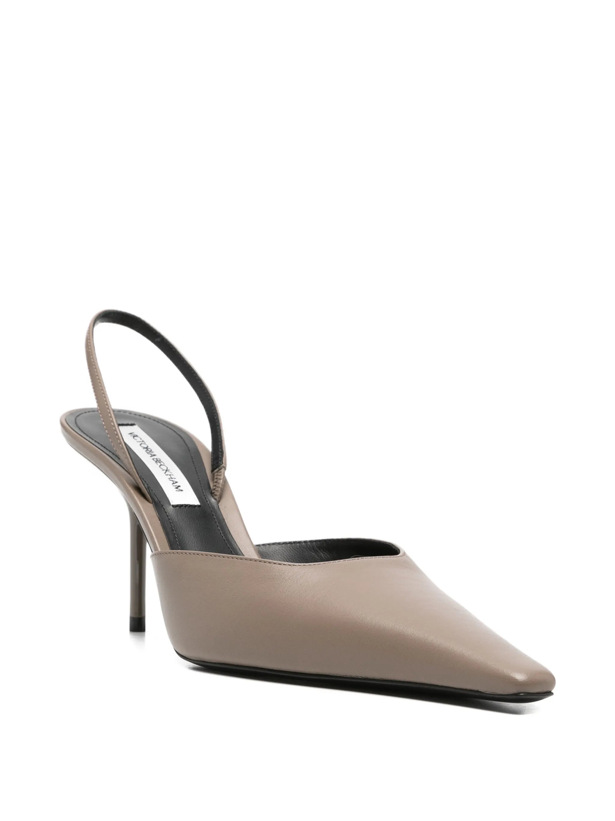 pointed-toe slingback pumps