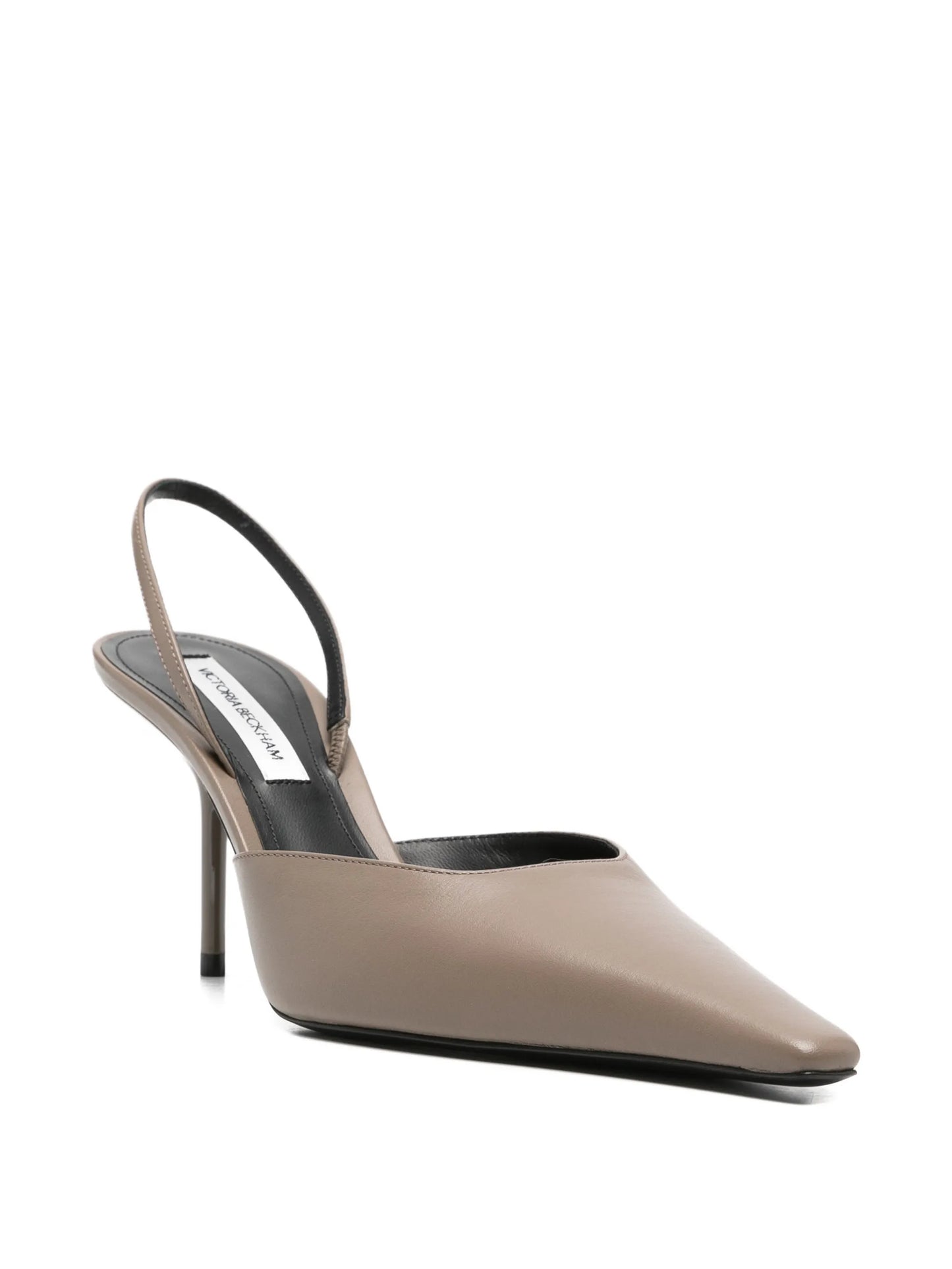 pointed-toe slingback pumps