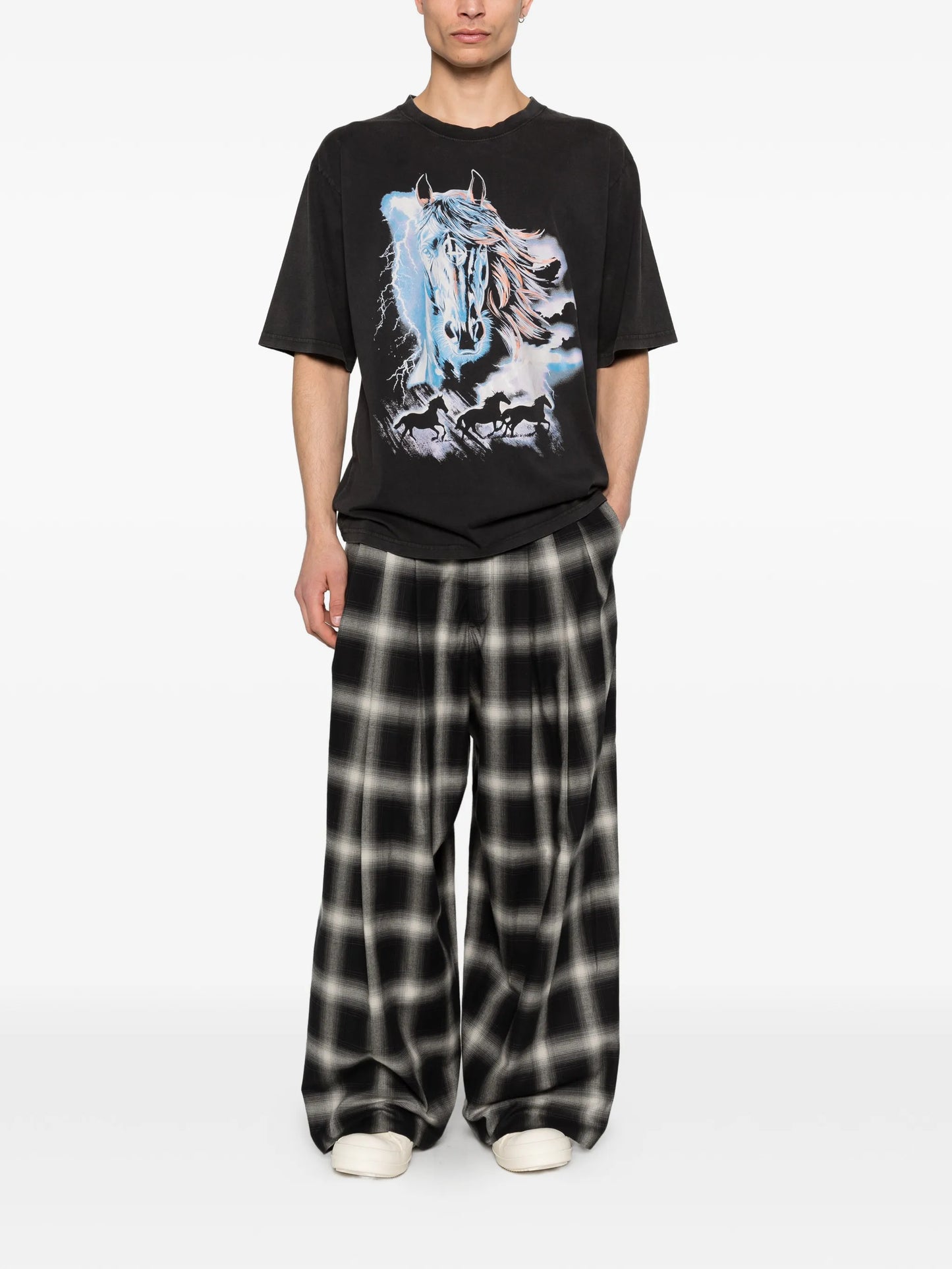 horse-graphic T-shirt