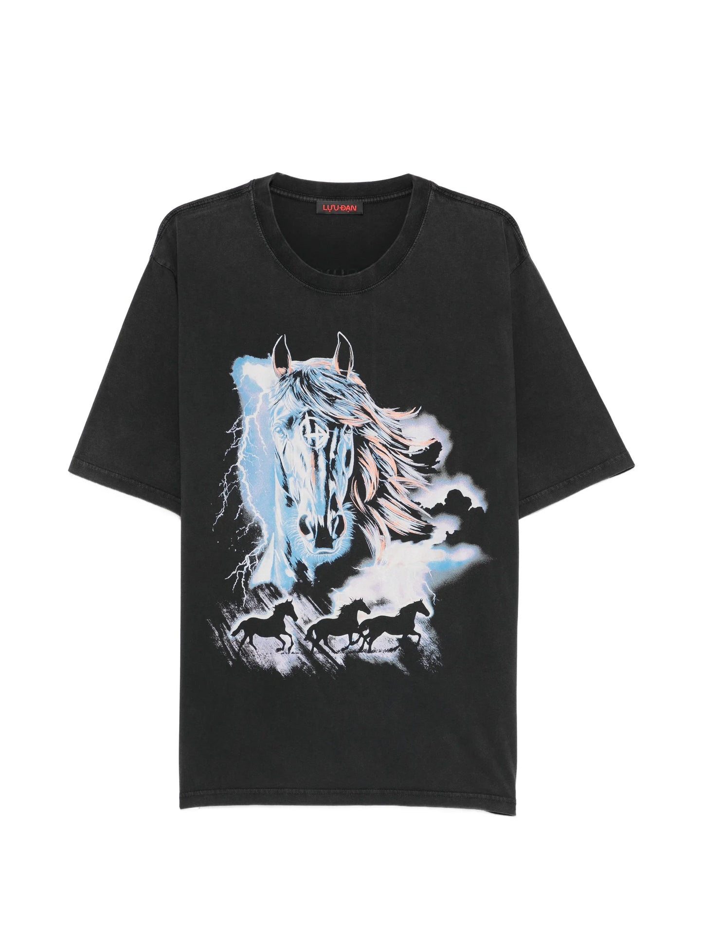 horse-graphic T-shirt