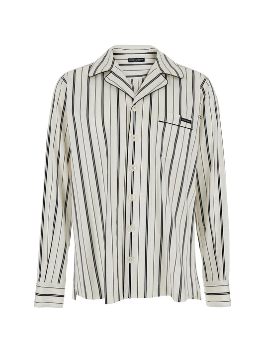 striped pocket shirt