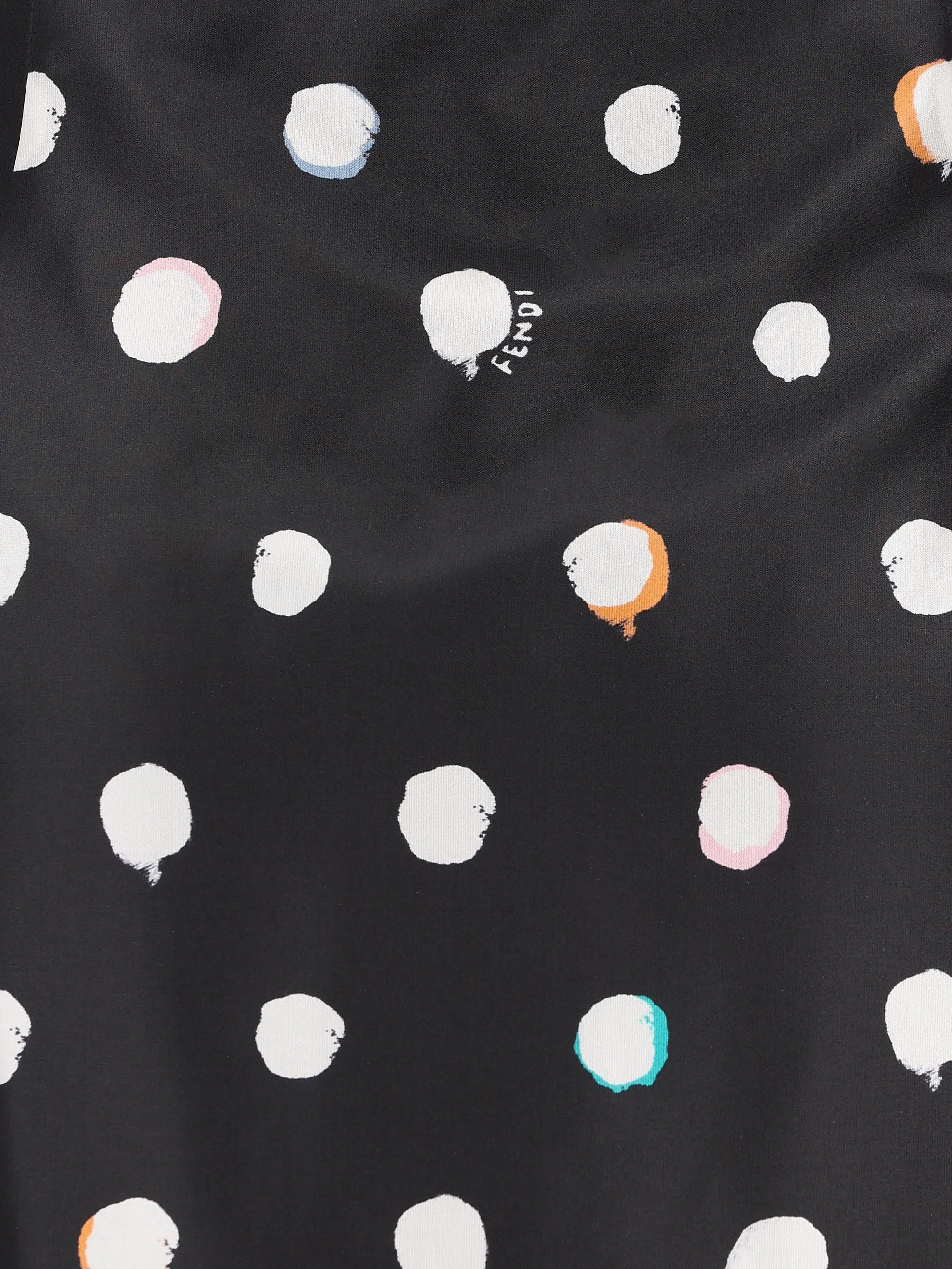 mini falena dots printed skirt