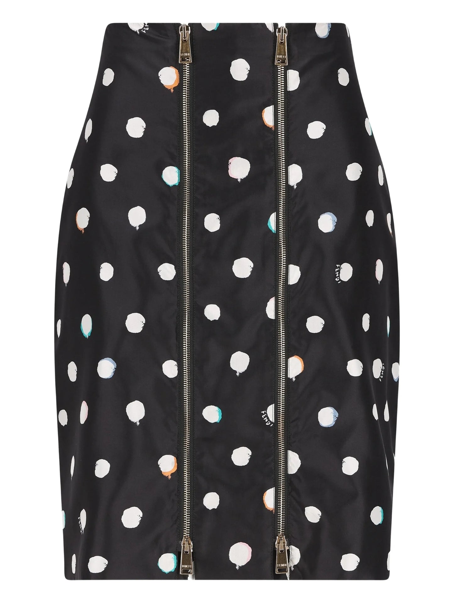 mini falena dots printed skirt