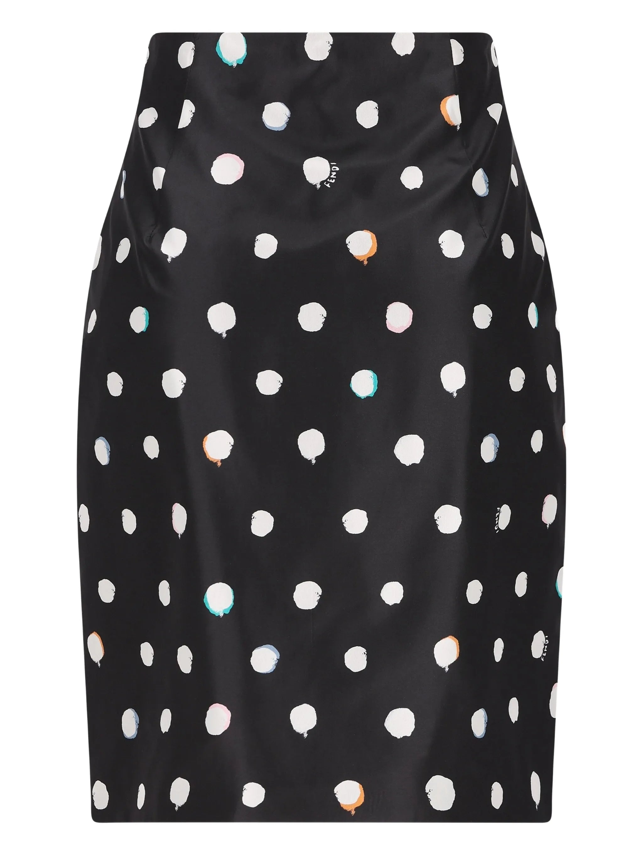 mini falena dots printed skirt