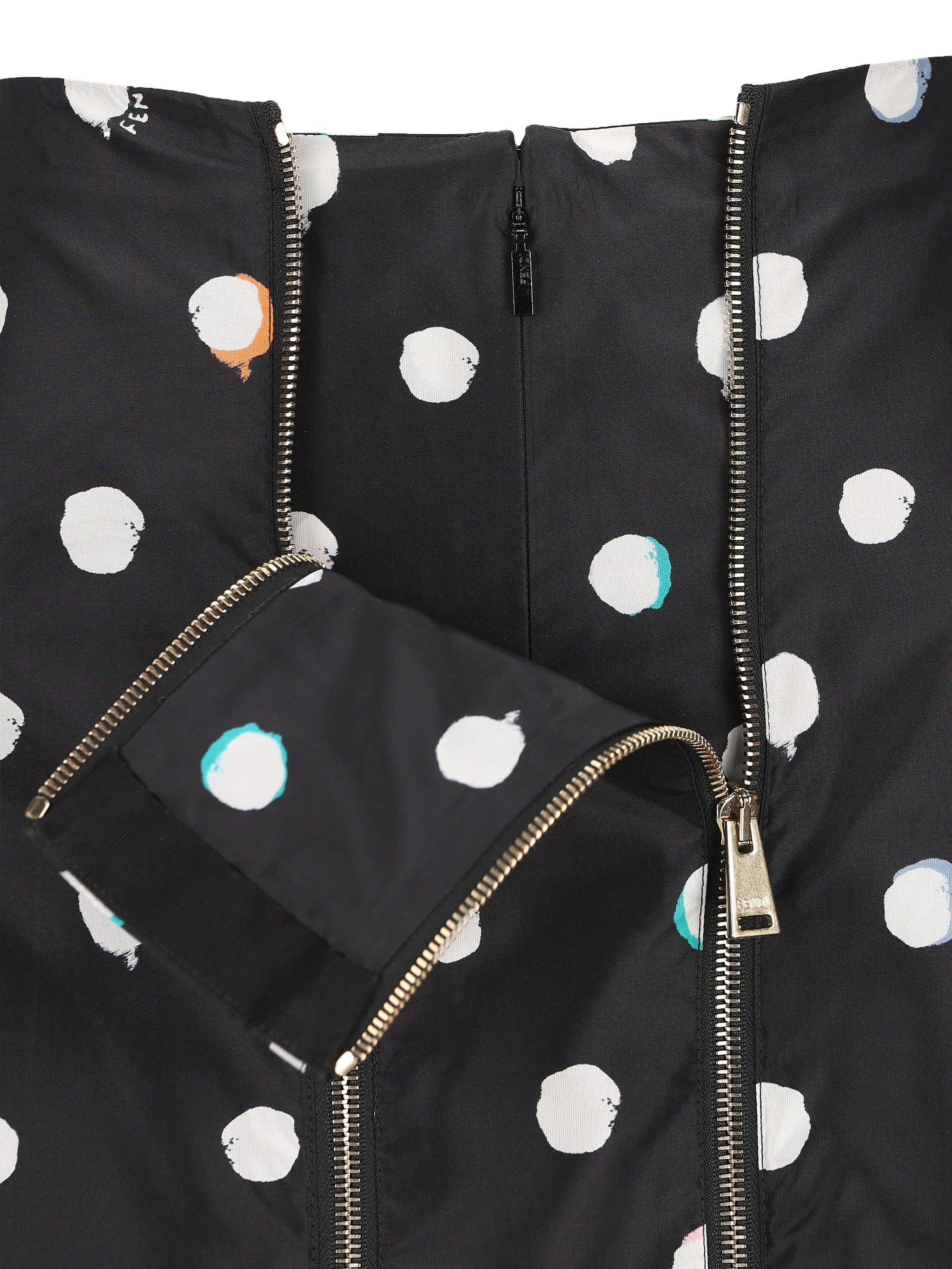 Falena Dots printed mini skirt