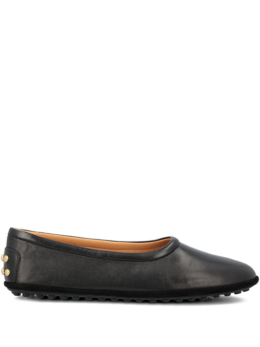 studded-detail ballet flats