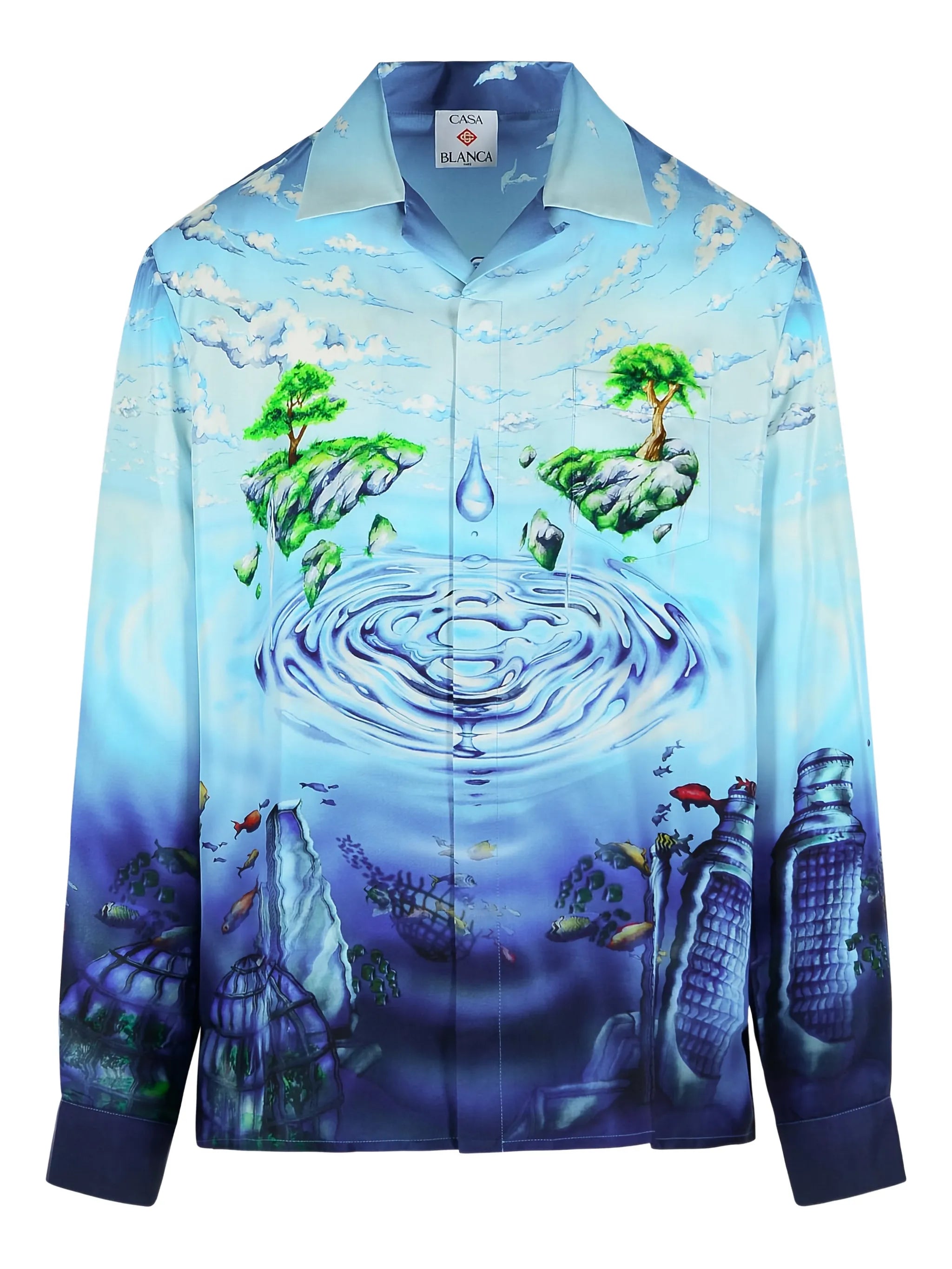 Lost Atlantis silk shirt