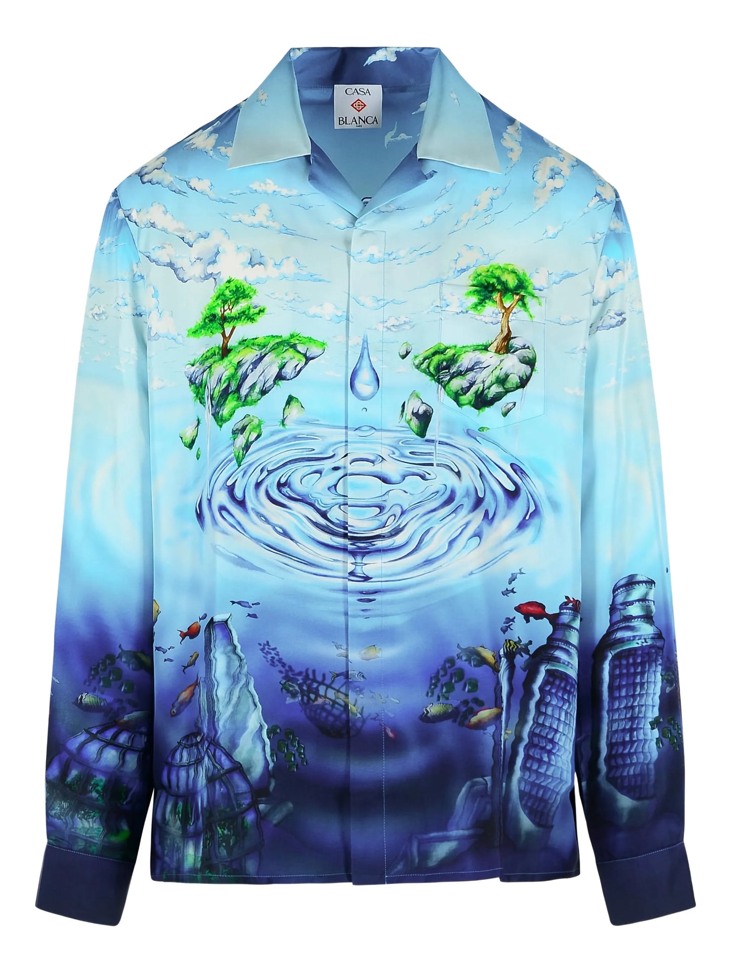 Lost Atlantis silk shirt