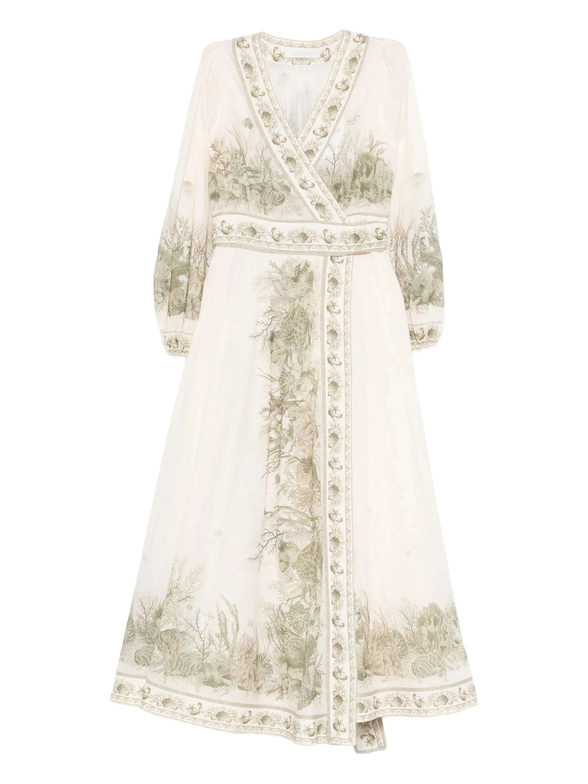 Wanderlust wrap midi dress