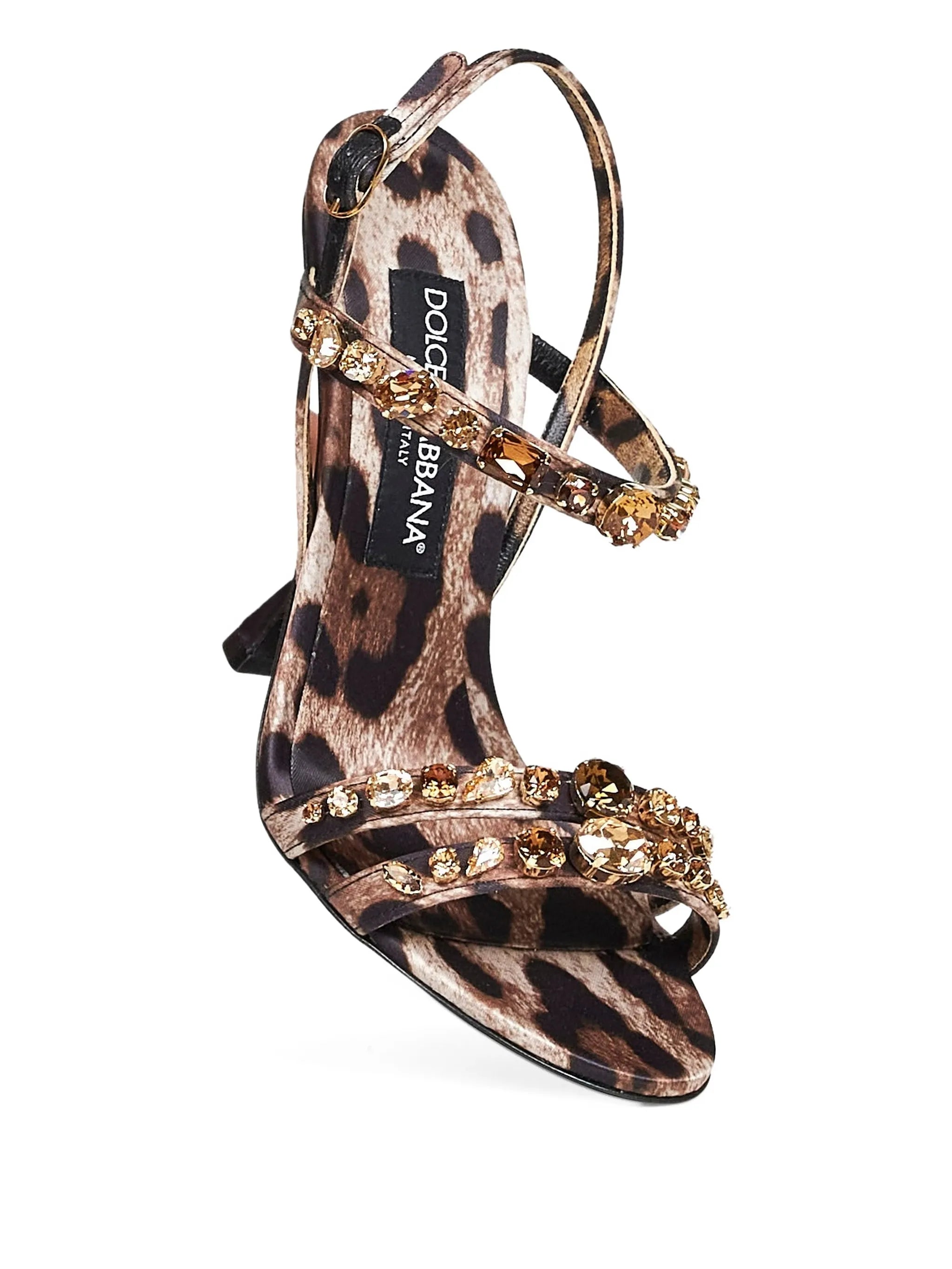 105mm Keira leopard-print sandals