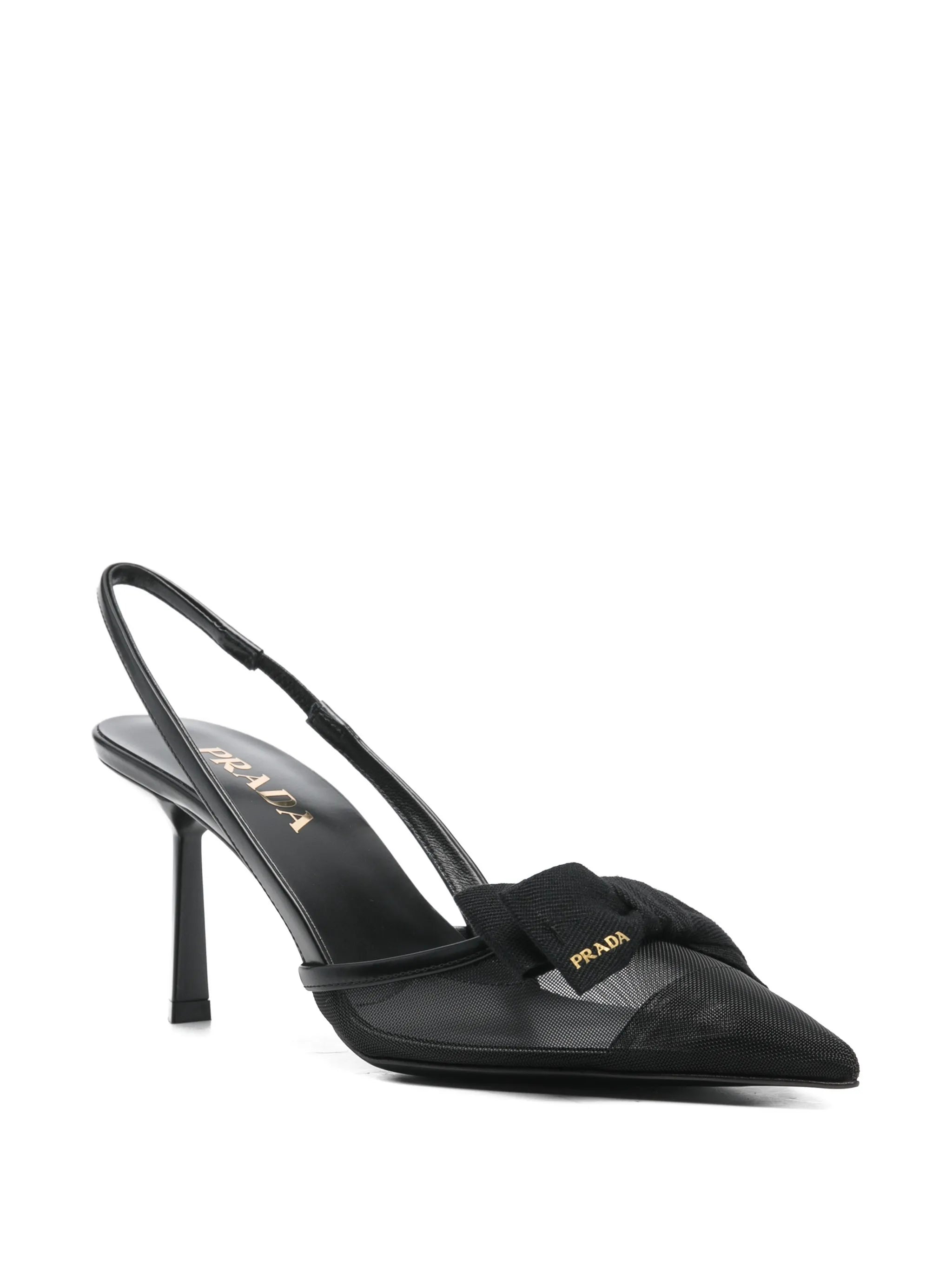bow-detail slingback pumps