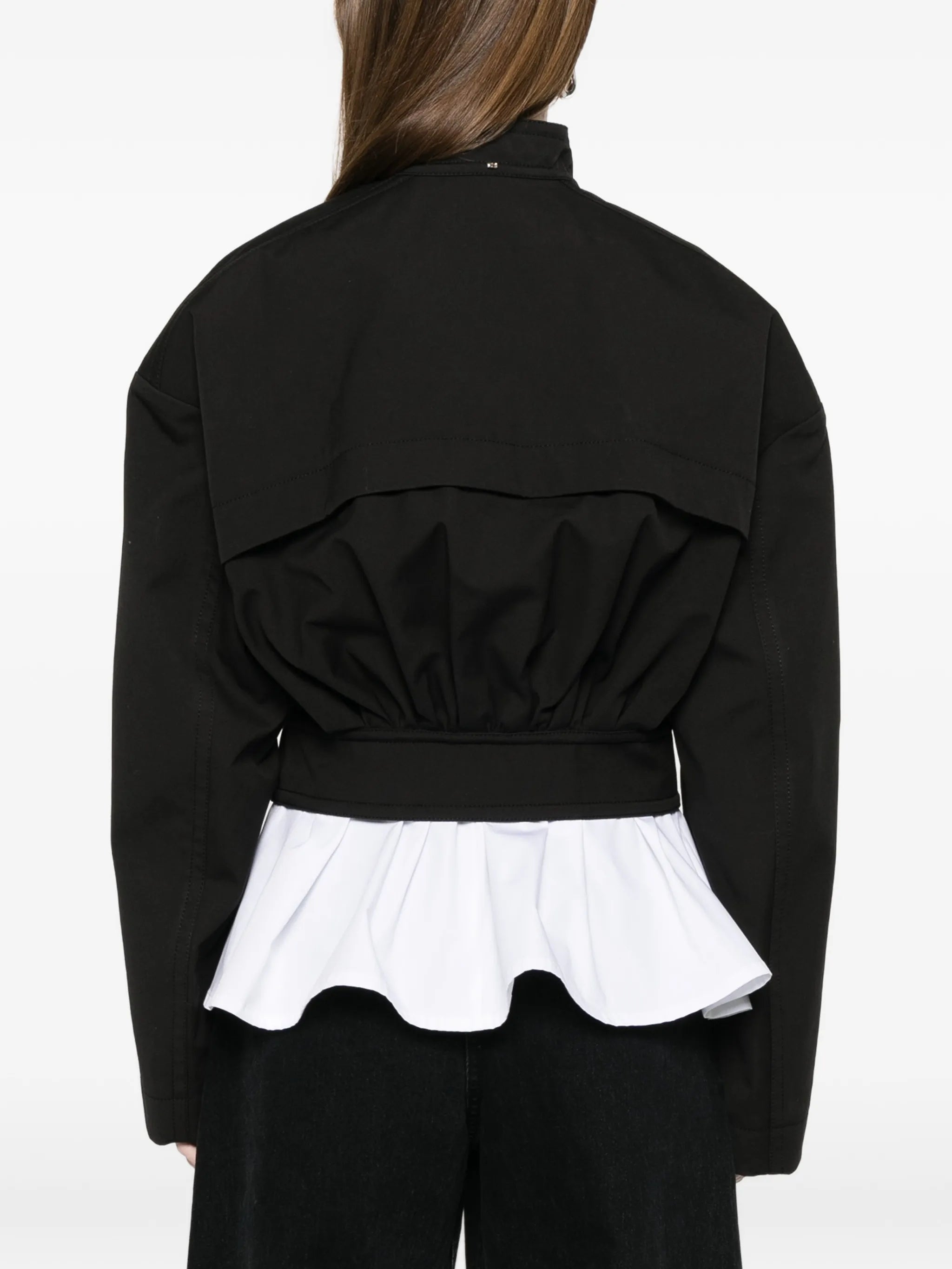 cotton cropped jacket