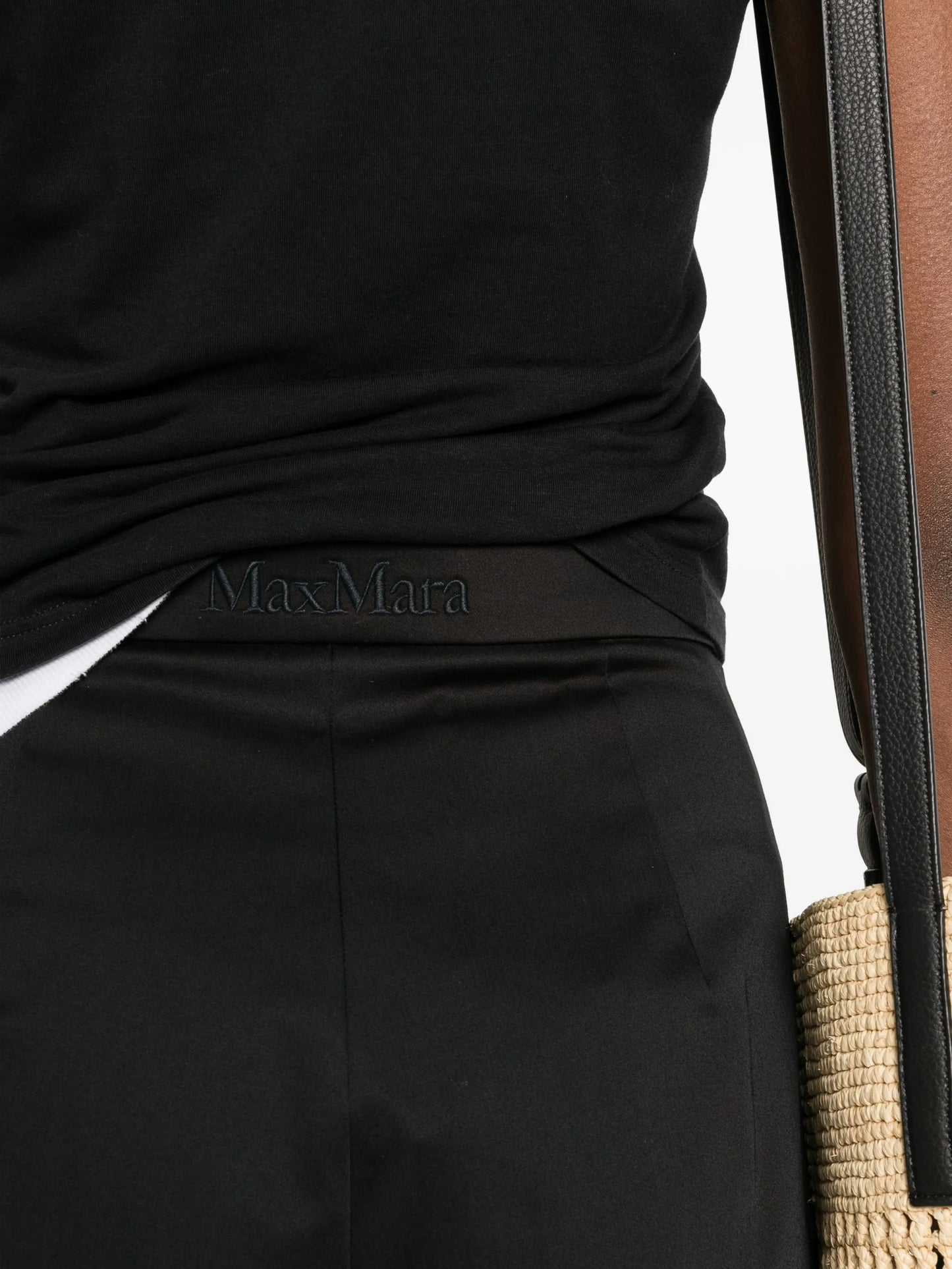 Mxmtabacco pleated bermuda shorts