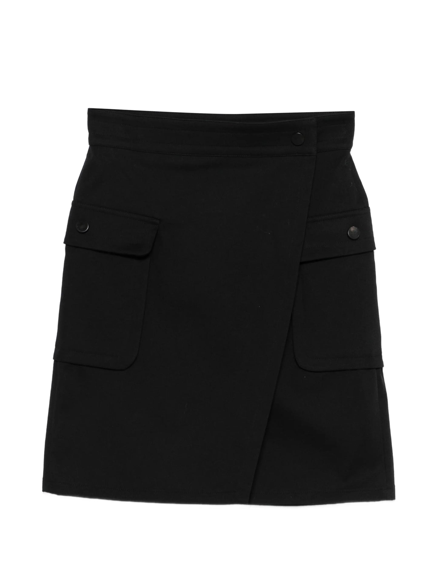 flap-pocket mini skirt