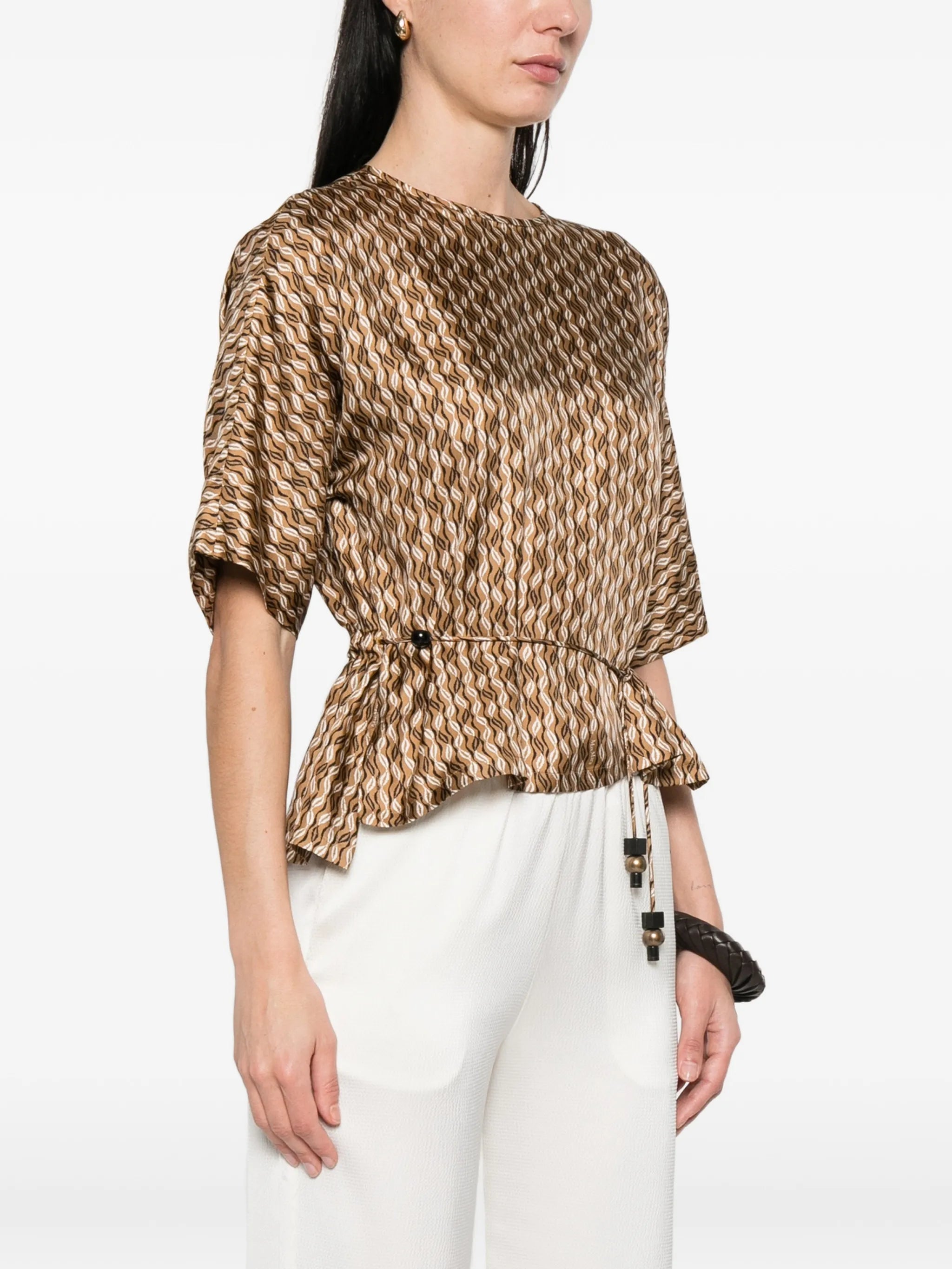 printed blouse