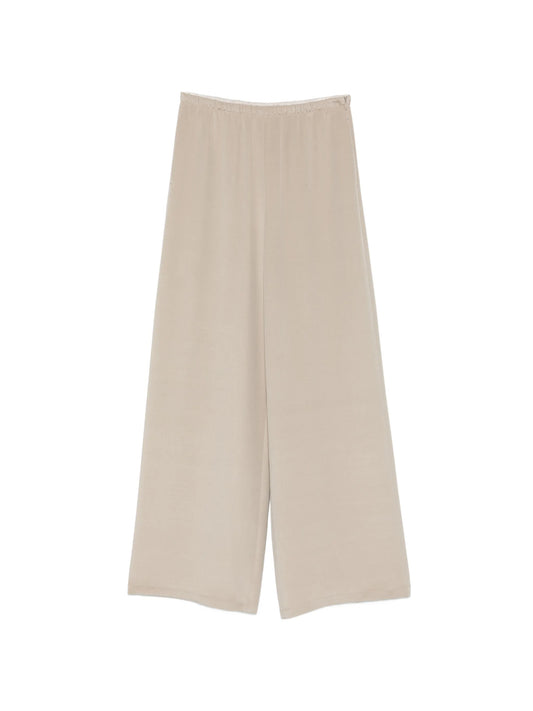 elastic-waistband trousers
