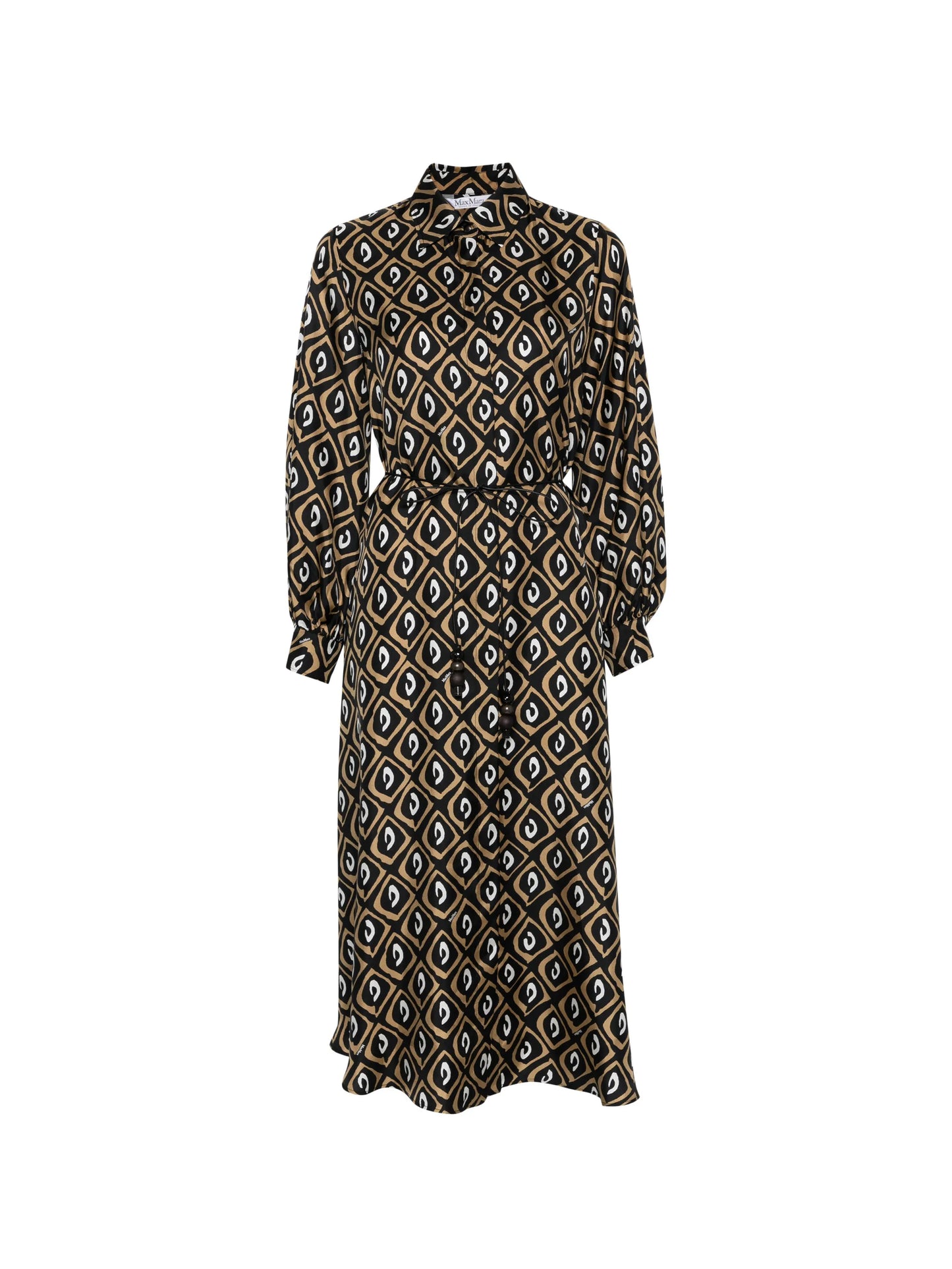printed midi dress