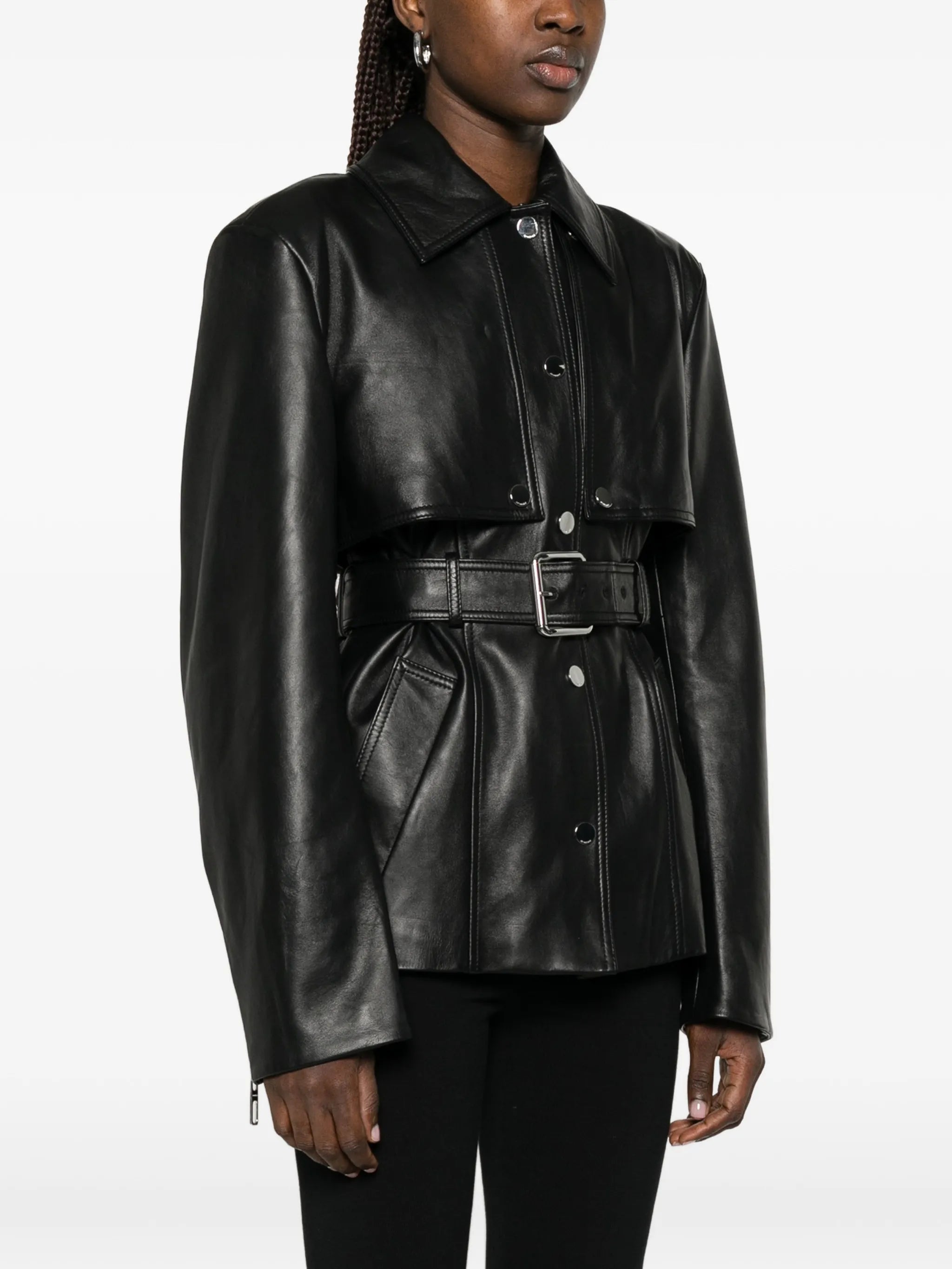belted jacket