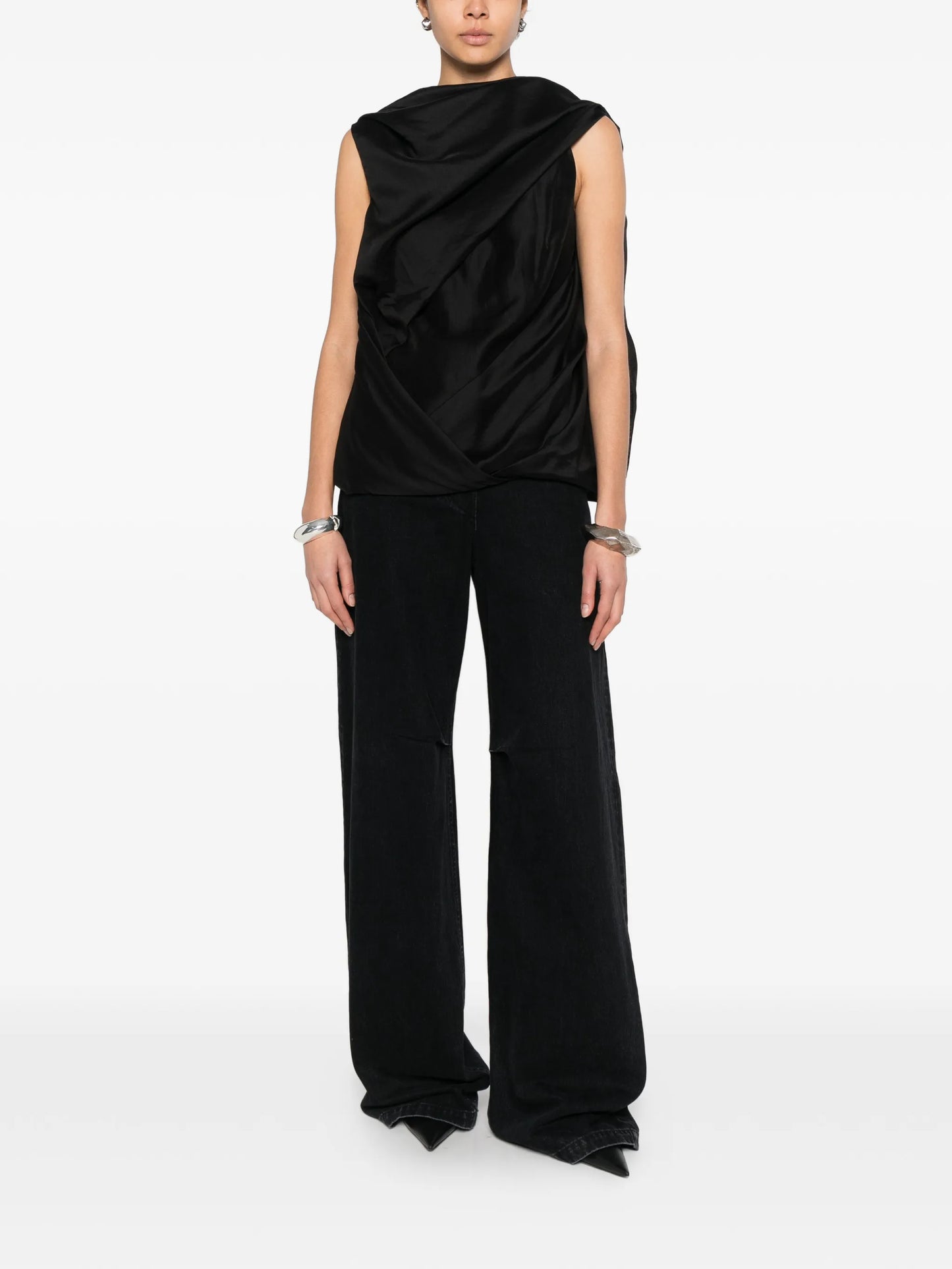 side-drape top