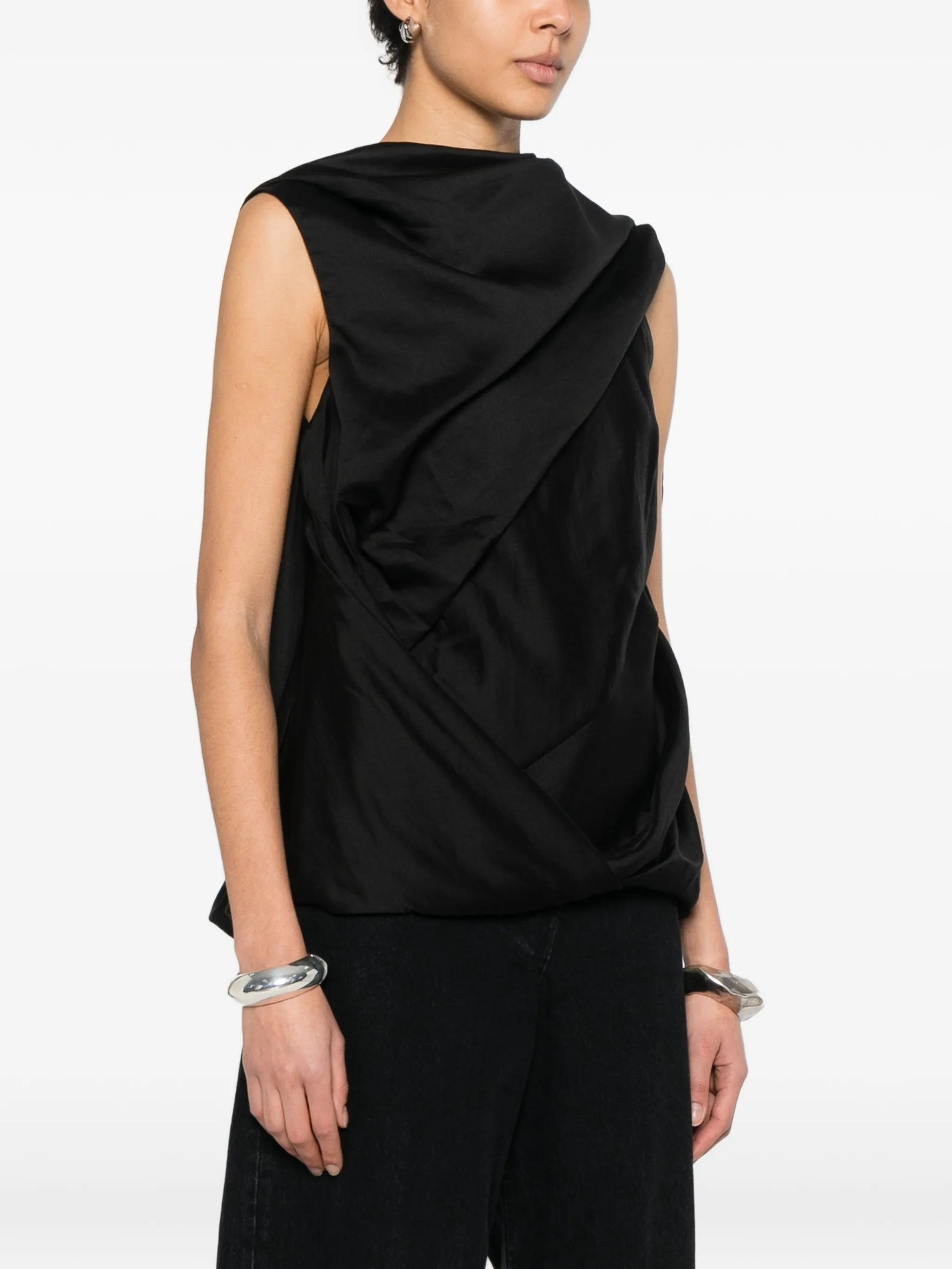 side-drape top