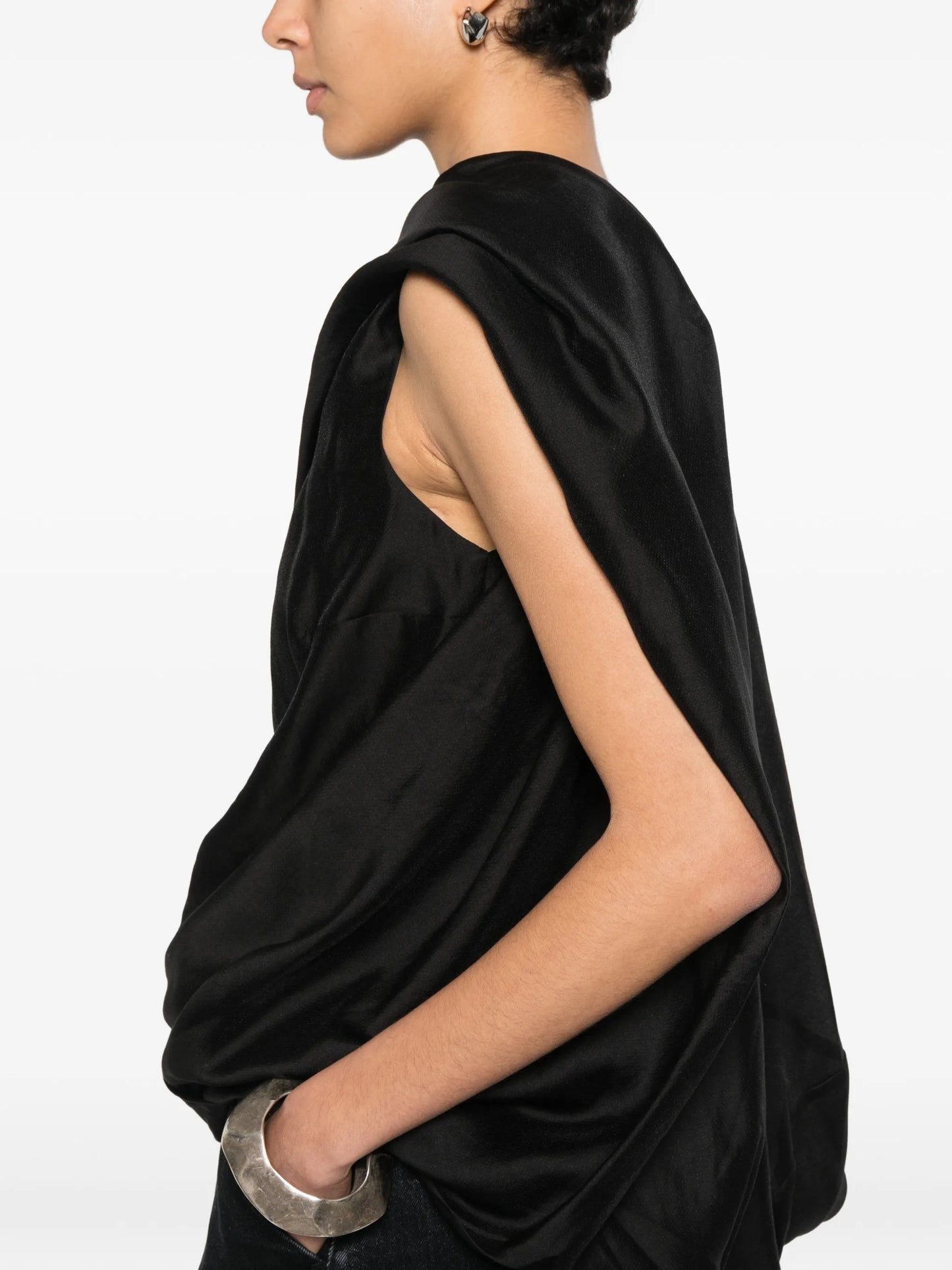 side-drape top