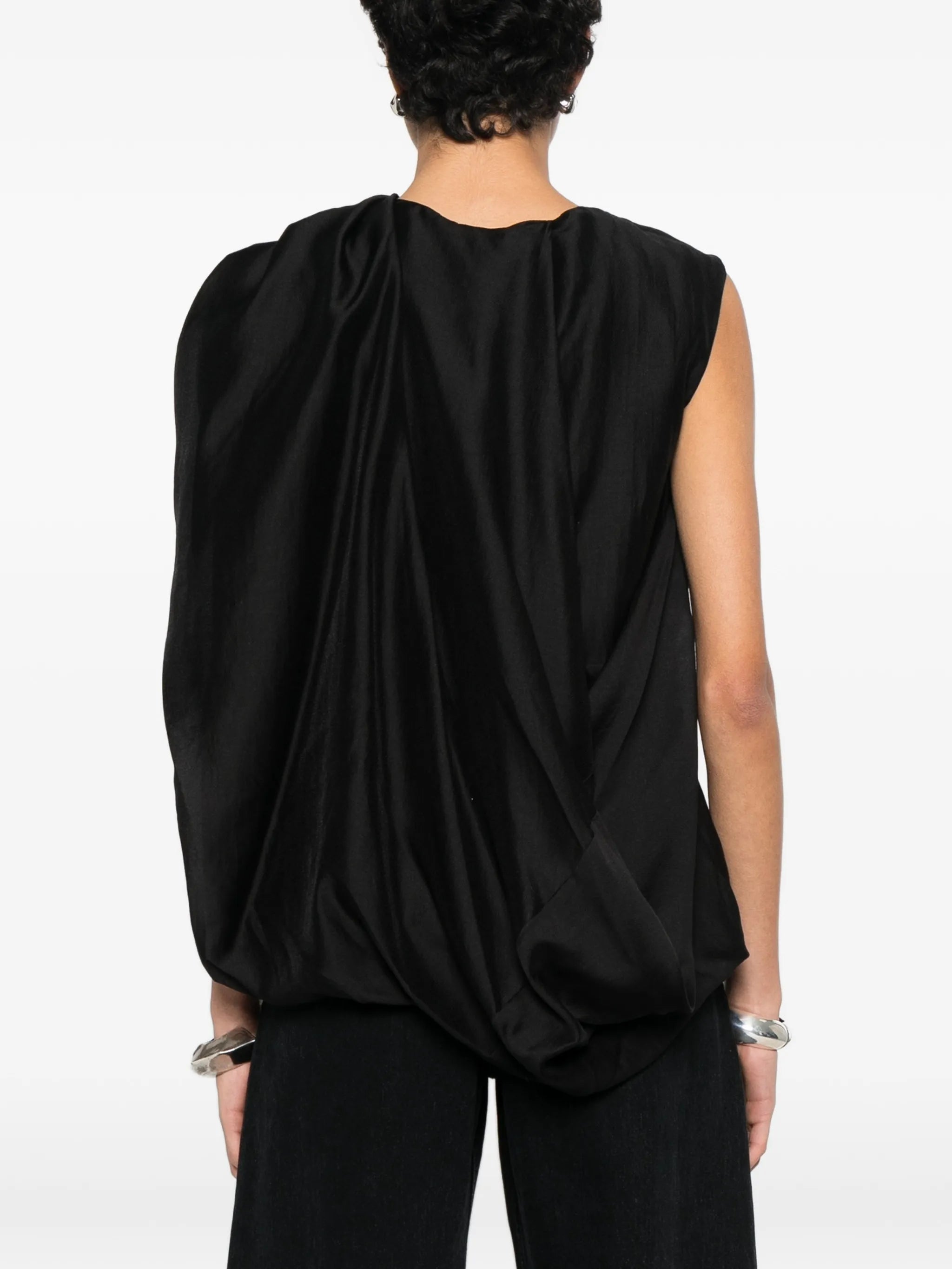 side-drape top
