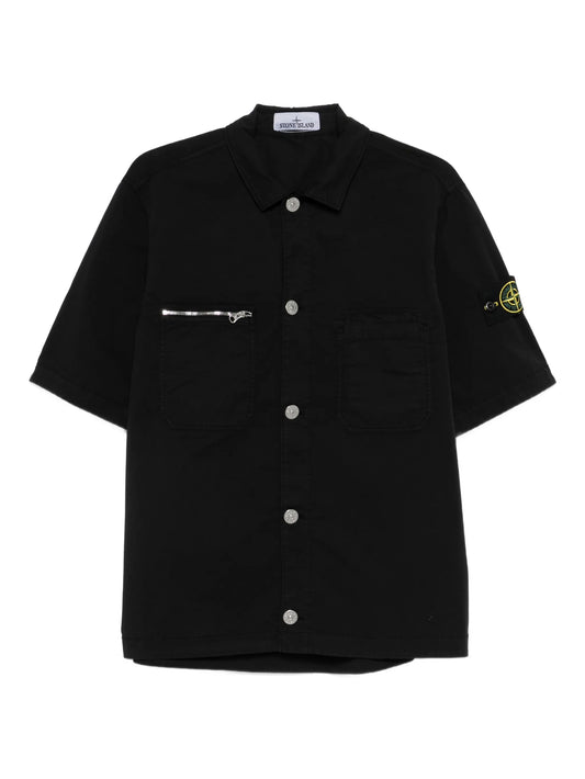 zi- pocket short-sleeve shirt